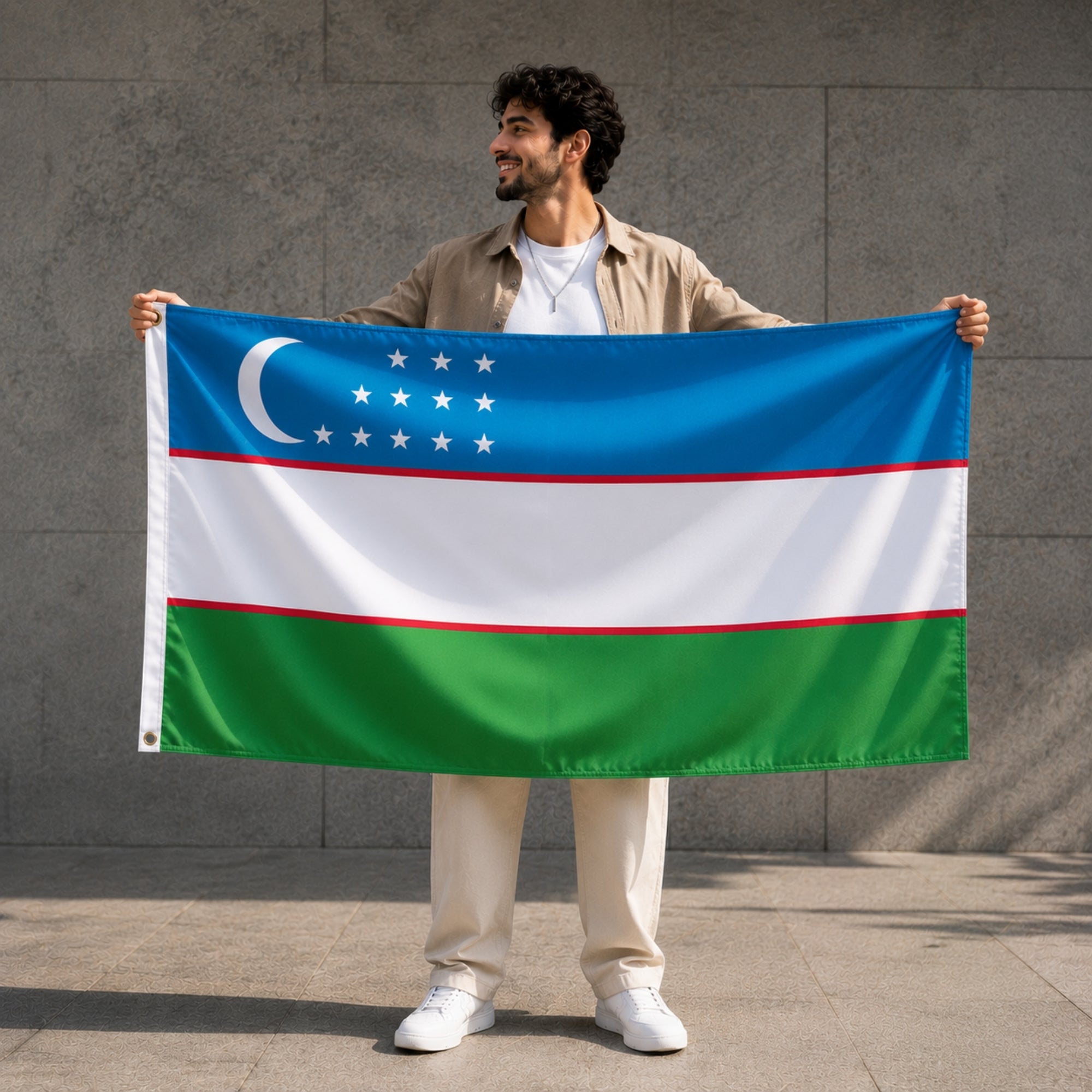 Drapeau - Ouzbékistan