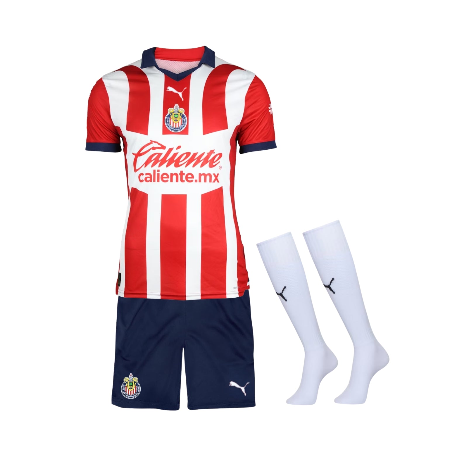 Kit - C.D. Guadalajara Chivas Domicile 23/24 - Vue de face