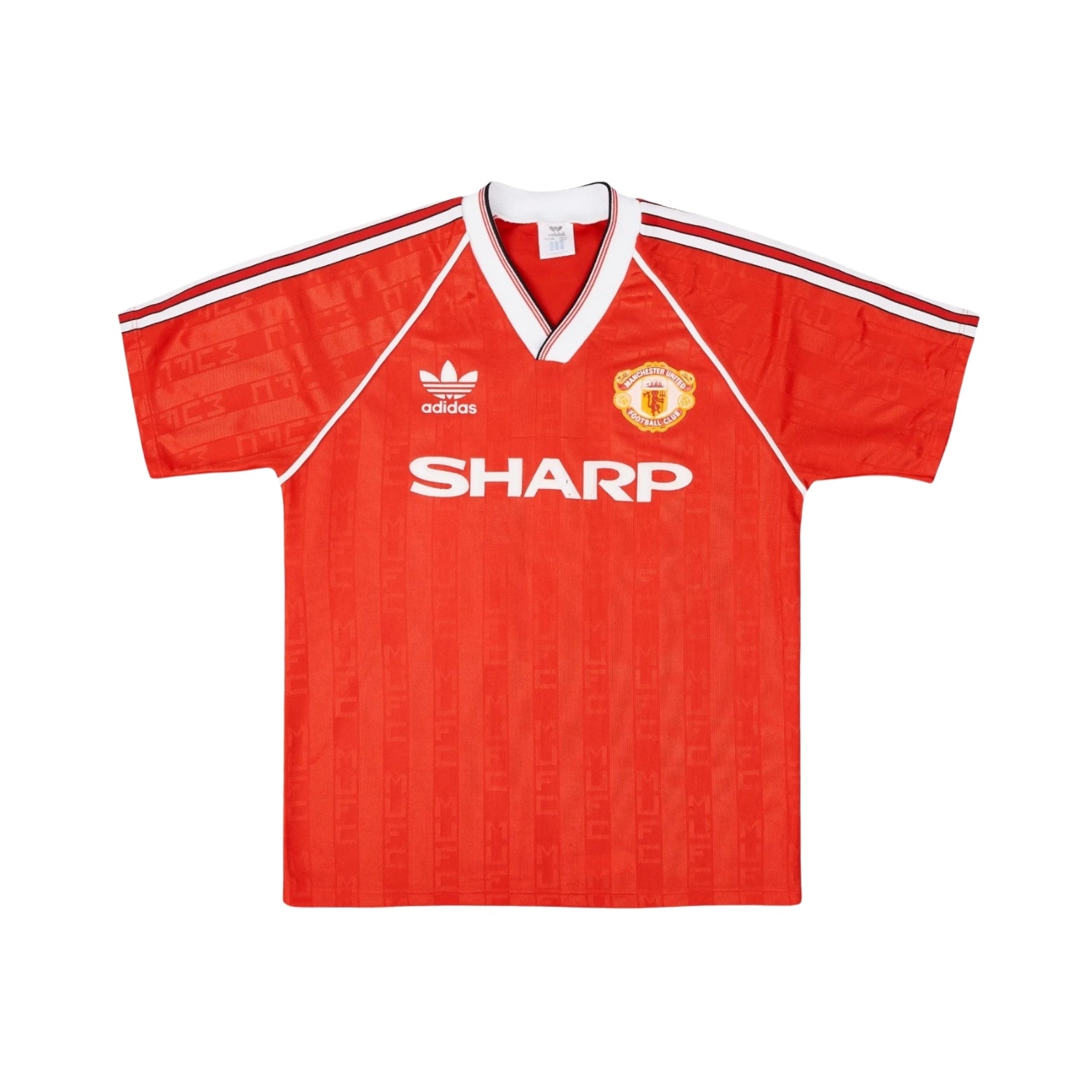 Manchester United Domicile 89/90 - Vue de face