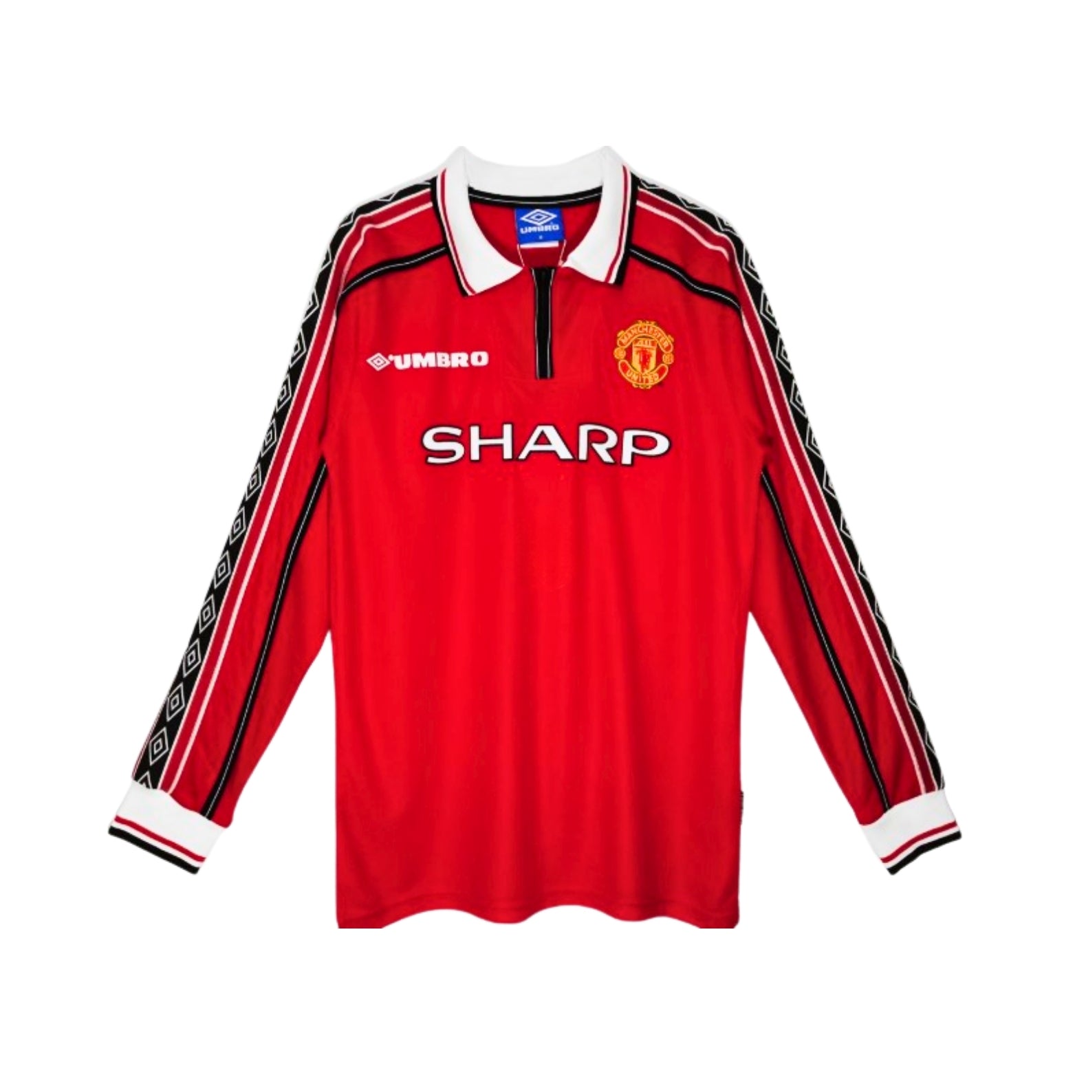 Manchester United Domicile 98/99 - Manches Longues - Vue de face