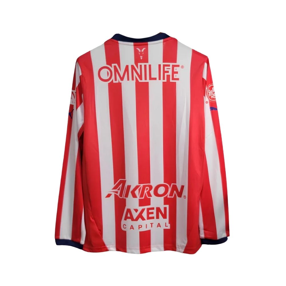 C.D. Guadalajara Chivas Domicile 24/25 - Manches Longues - Vue de dos