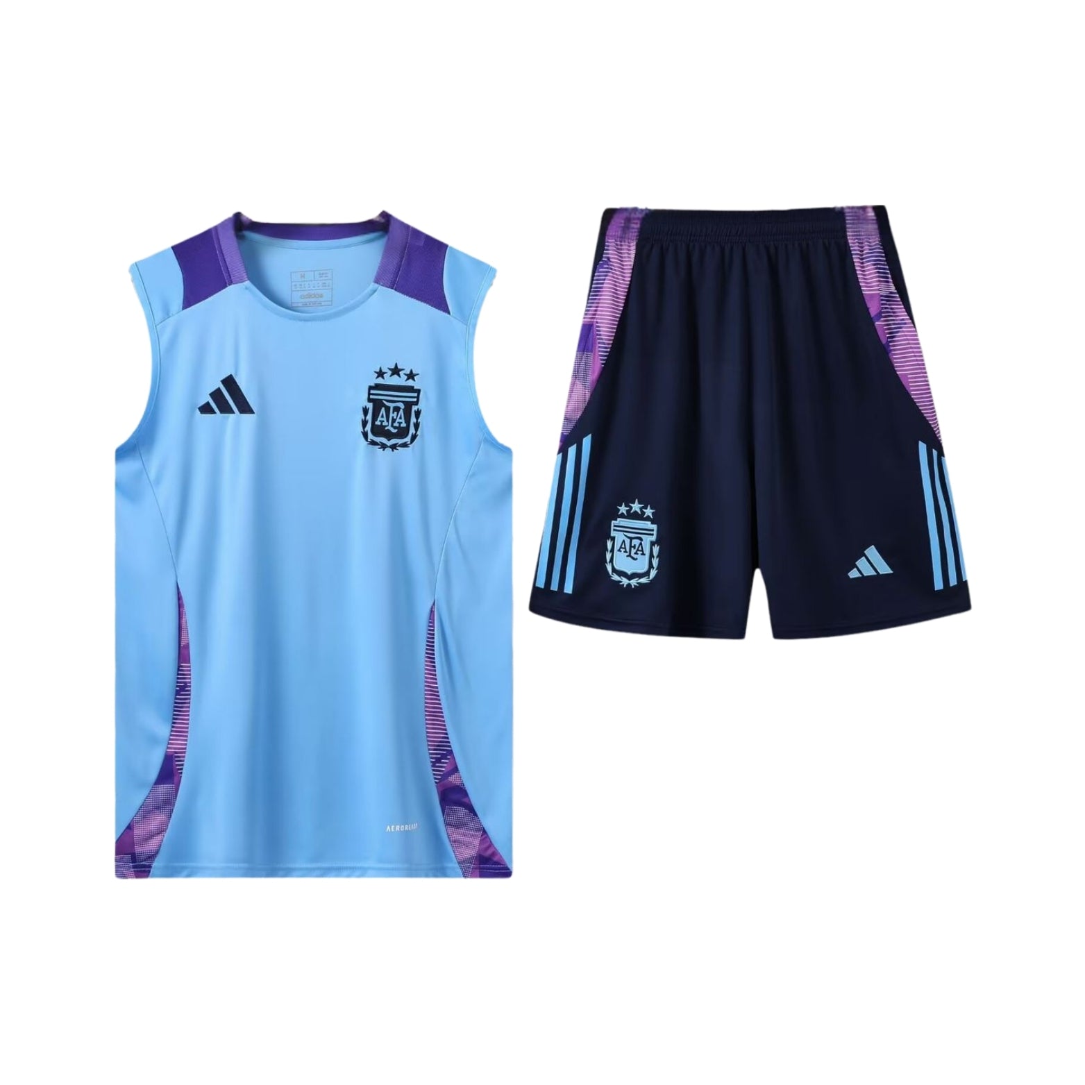 Argentine 24/25 - Équipement de Entraînement - Manches Cava - Vue de face