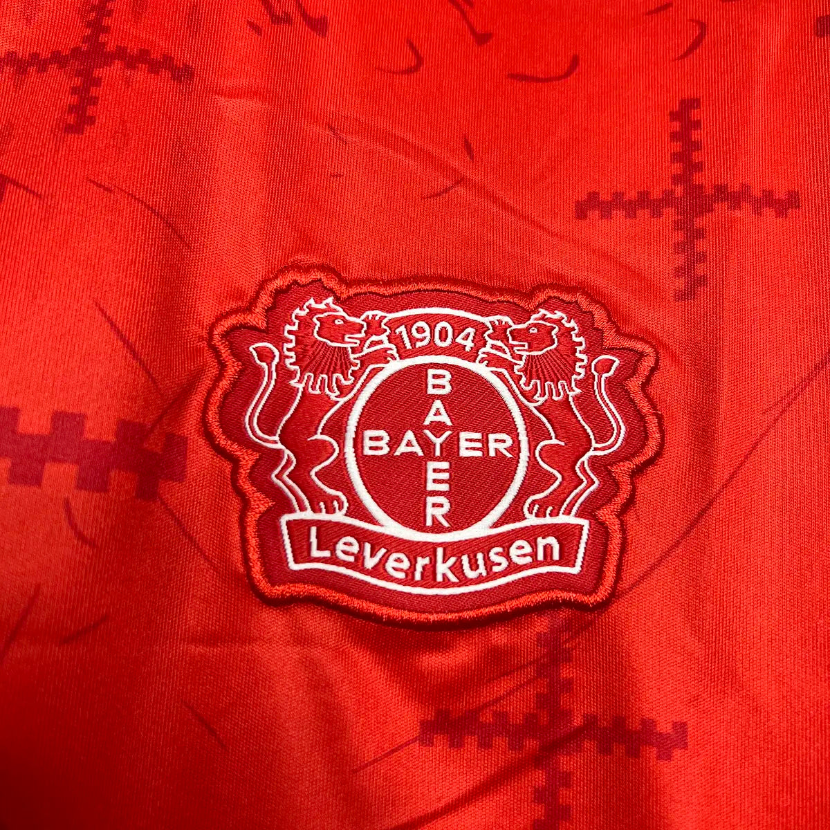 Bayer 04 Leverkusen Domicile 24/25 - Vue rapprochée