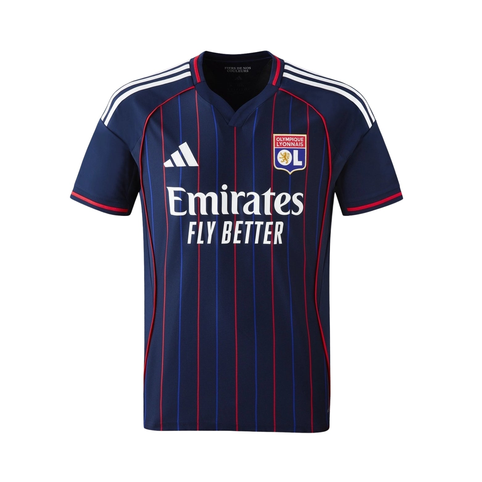 Olympique Lyonnais Extérieur 25/26 - Vue de face