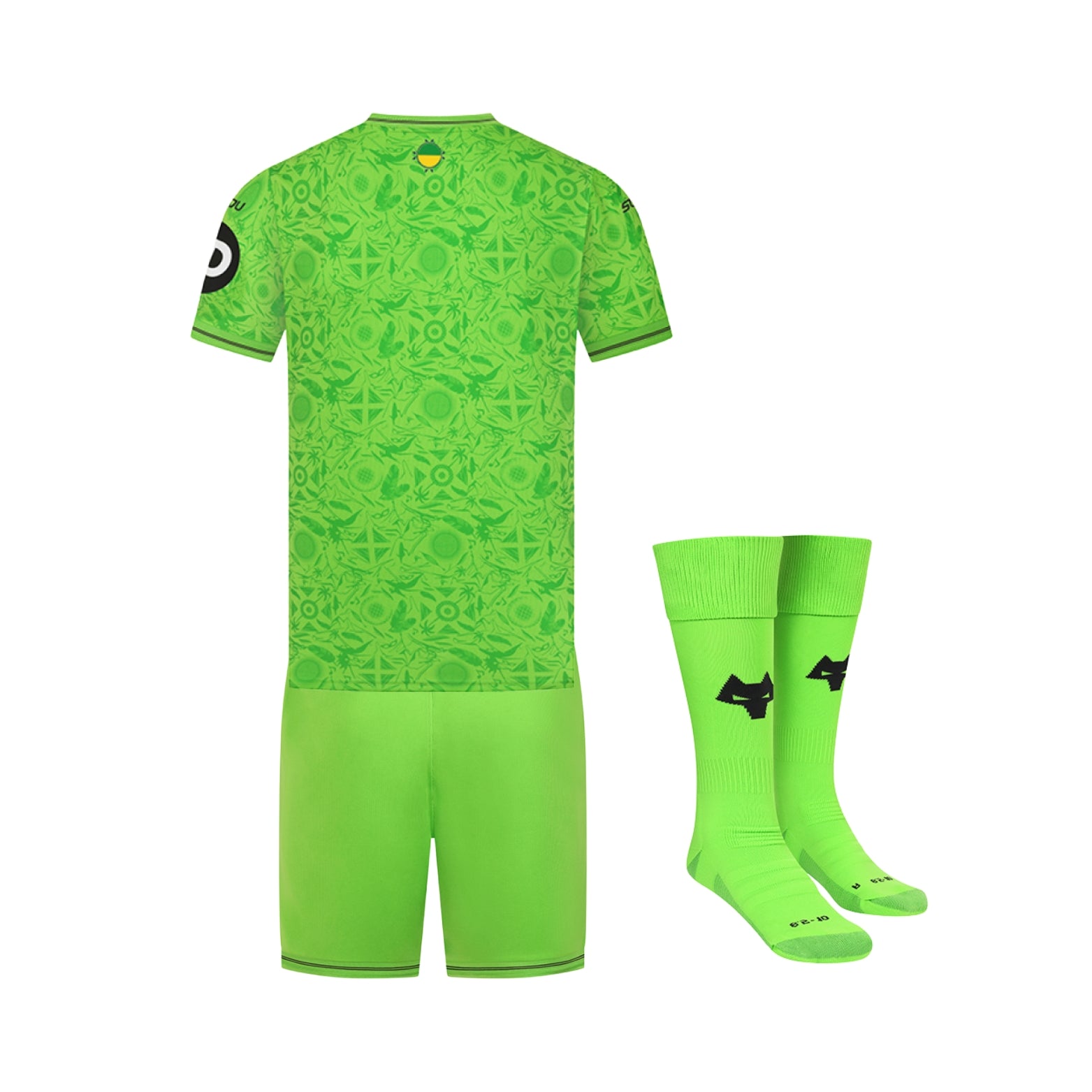 Kit - Wolves Gardiens de But 25/26 - Vue de dos