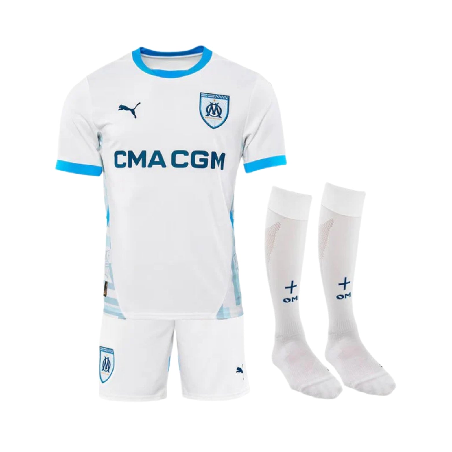 Kit - Olympique de Marseille Domicile 24/25 - Vue de face