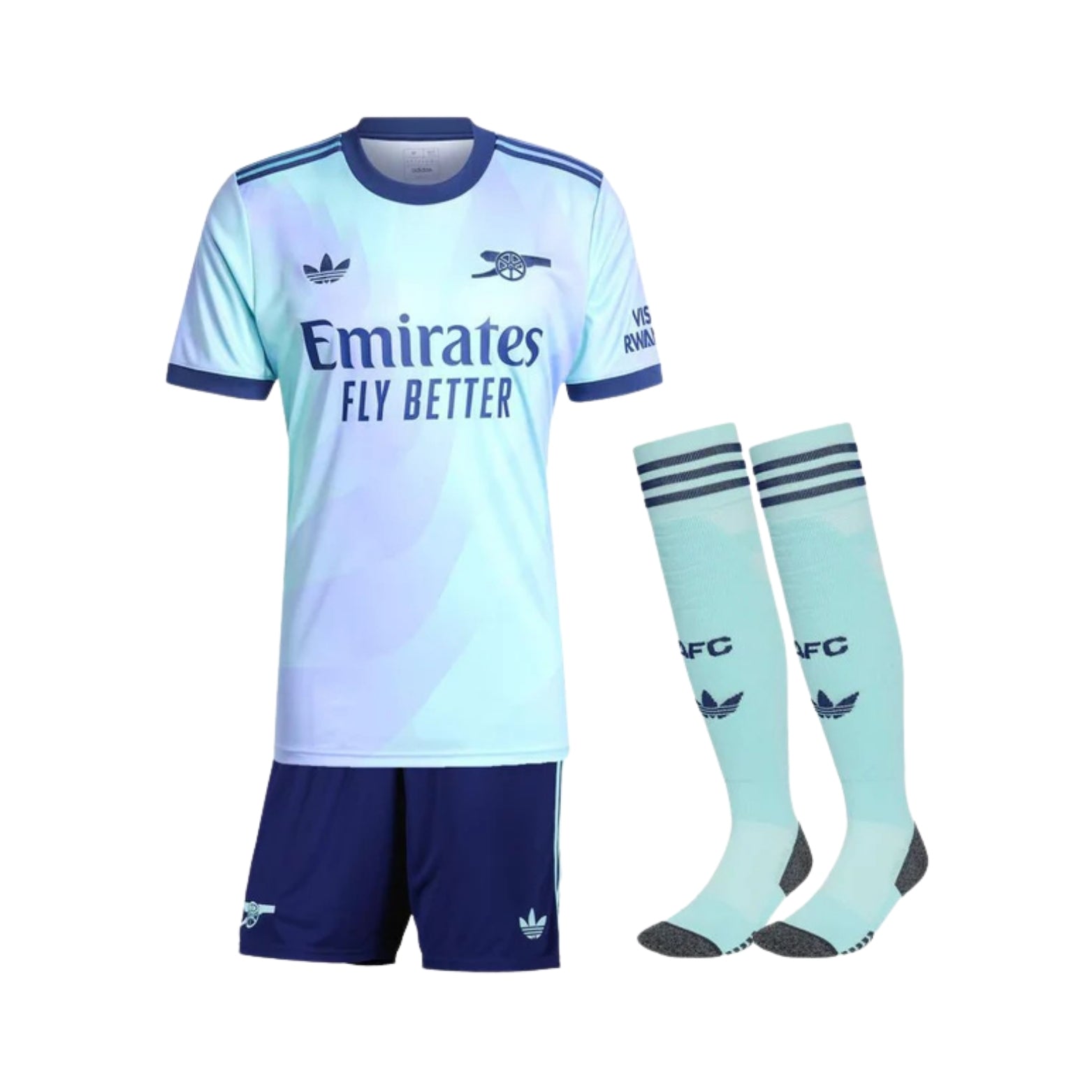 Kit - Arsenal Troisième 24/25 - Vue de face