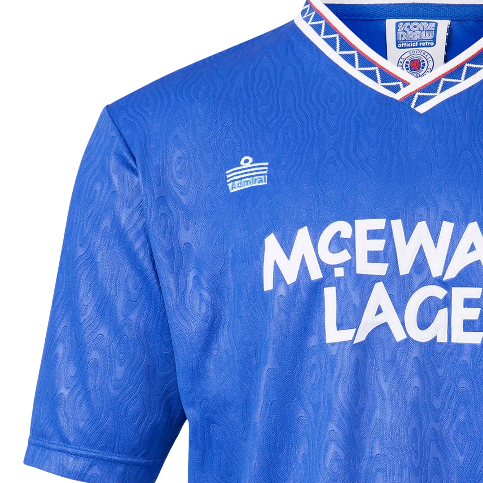 Rangers Domicile 90/92 - Vue rapprochée