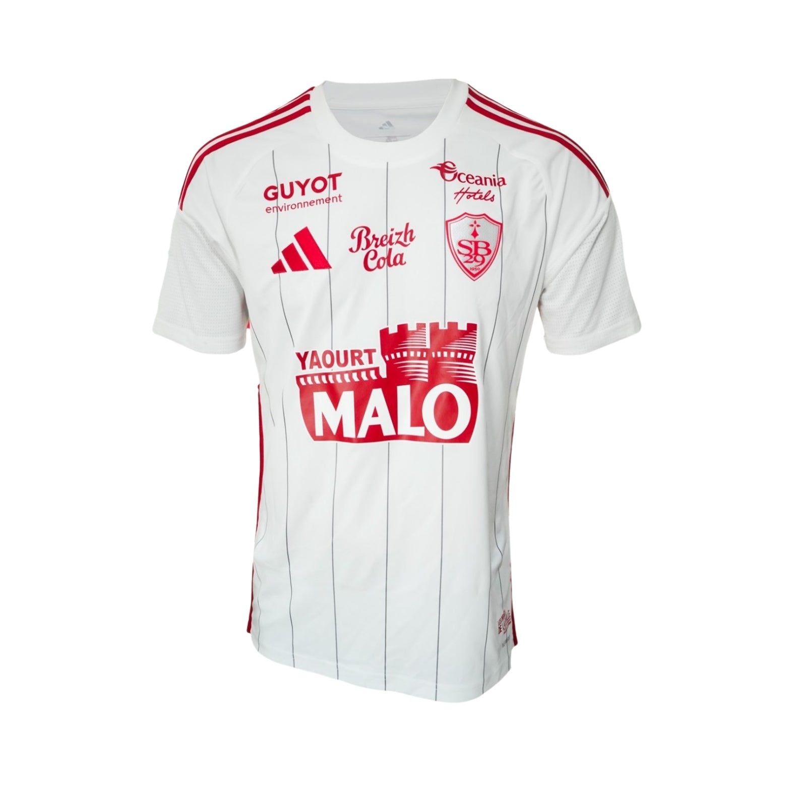 Stade Brestois Extérieur 25/26 - Tous les Sponsors - Vue de face