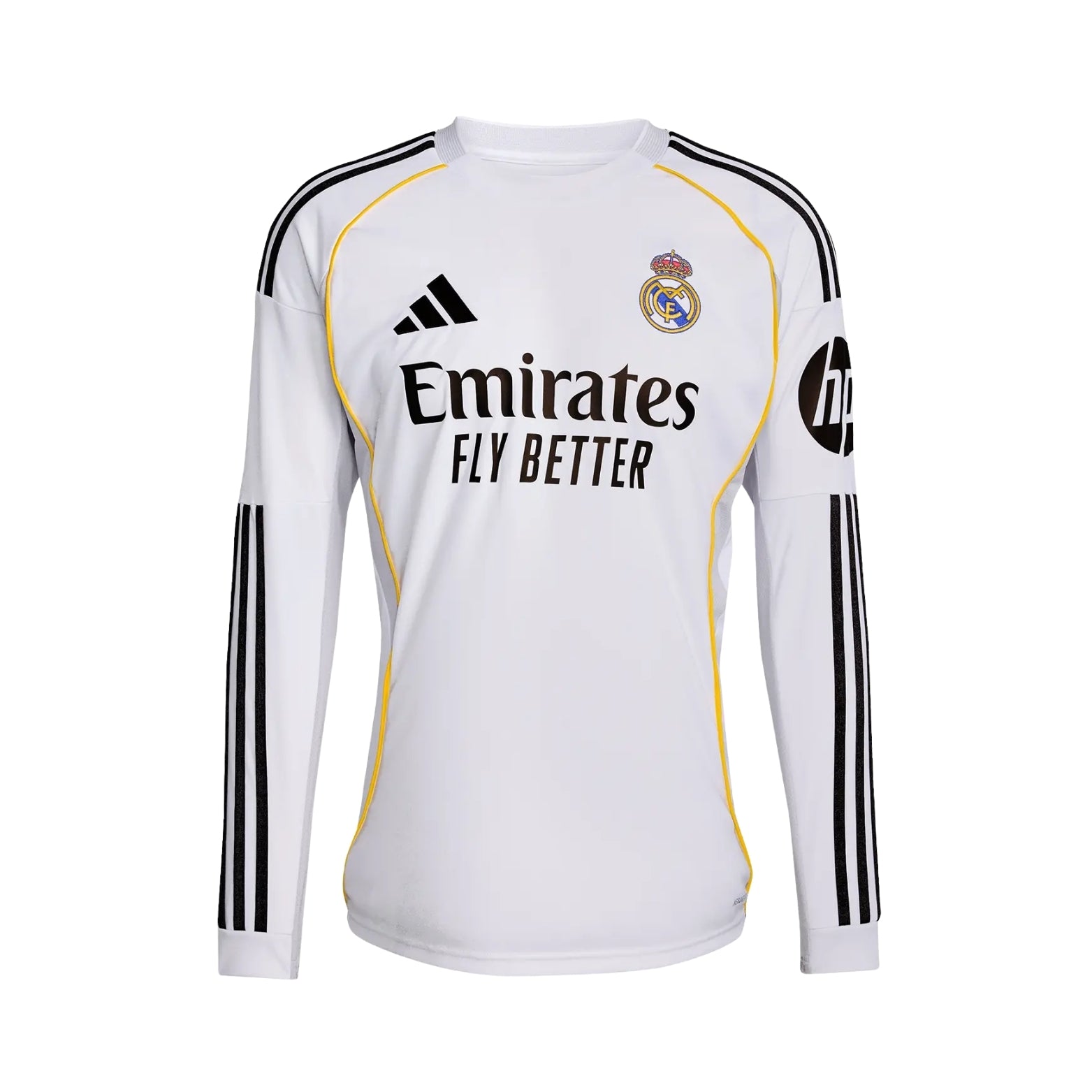 Real Madrid Domicile 25/26 - Manches Longues - Vue de face