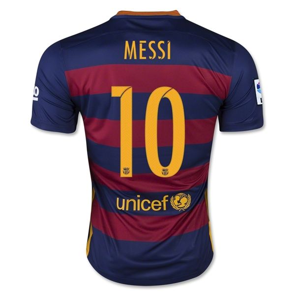Barcelone Domicile 15/16 - Messi 10 - Vue de face