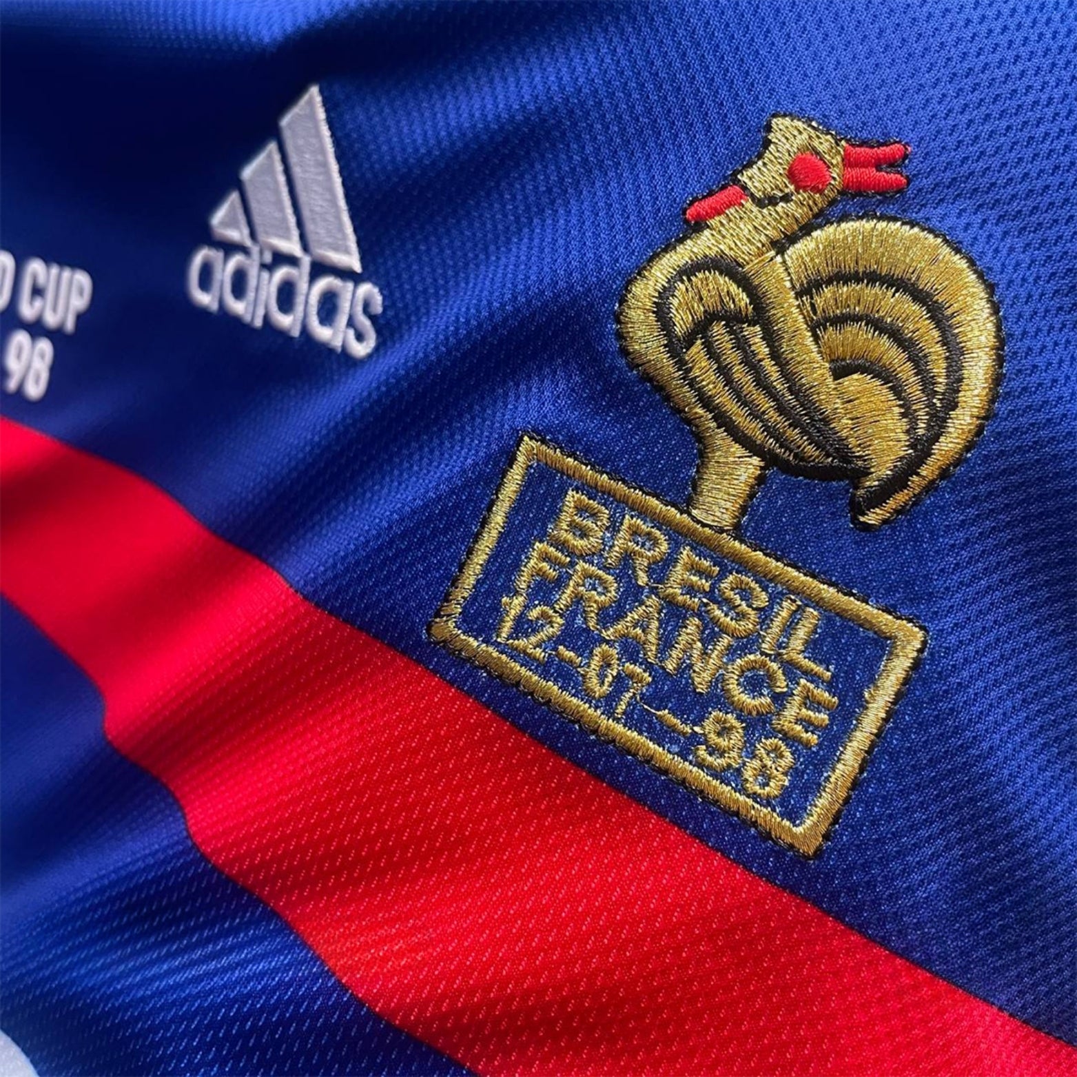 France Domicile 98 - Manches Longues - Mundial 98 - Porté