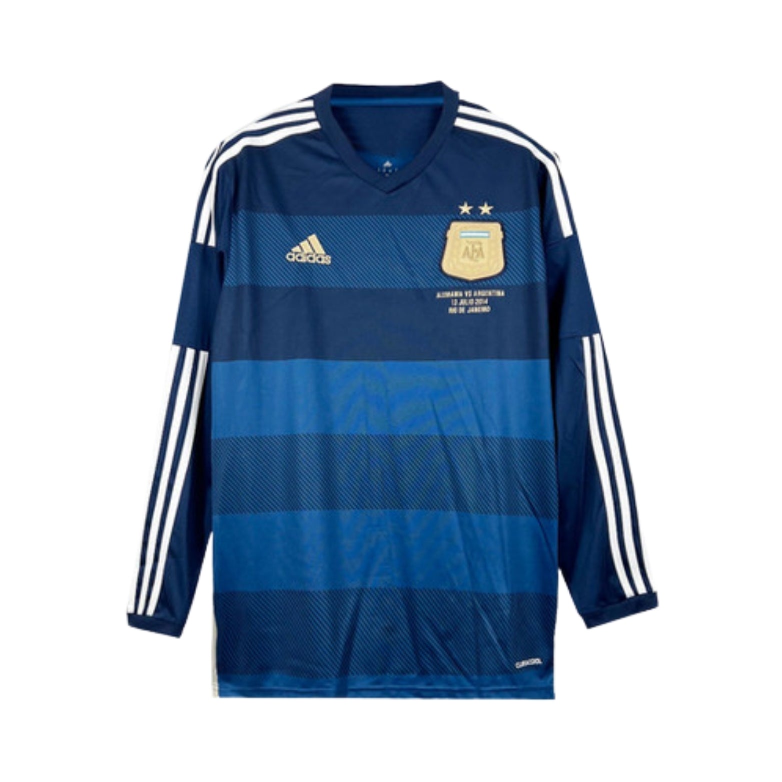 Argentine Extérieur 14/15 - Manches Longues - Finale de la Coupe du Monde - Vue de face