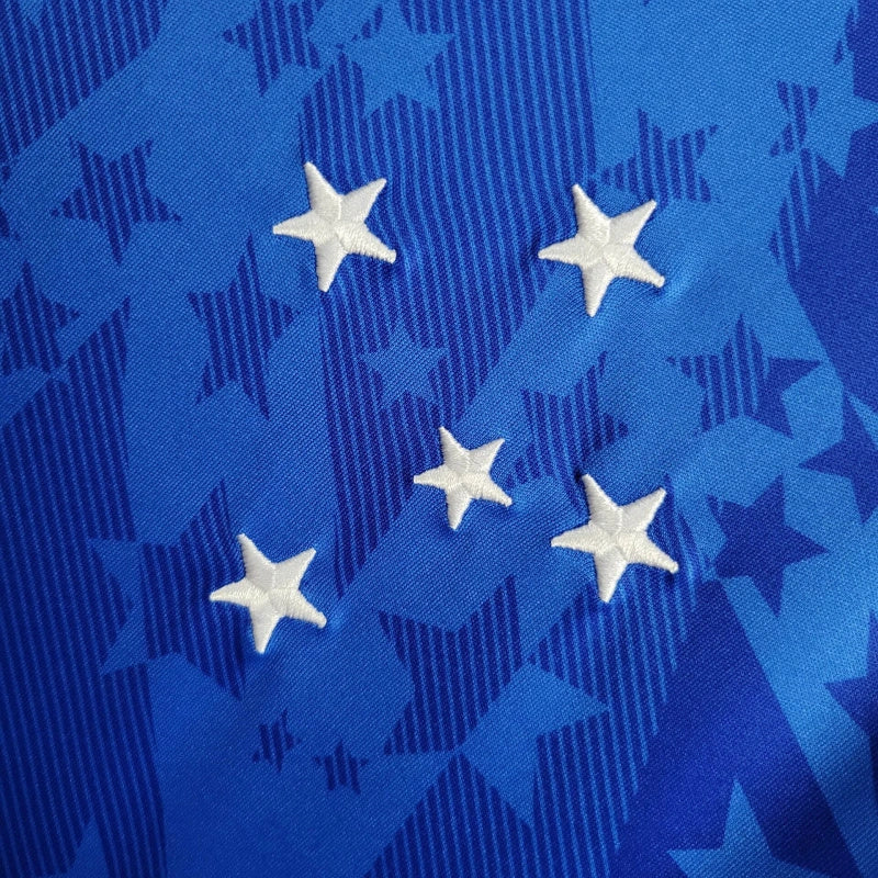 Cruzeiro Domicile 24/25 - Tous les Sponsors - Vue rapprochée