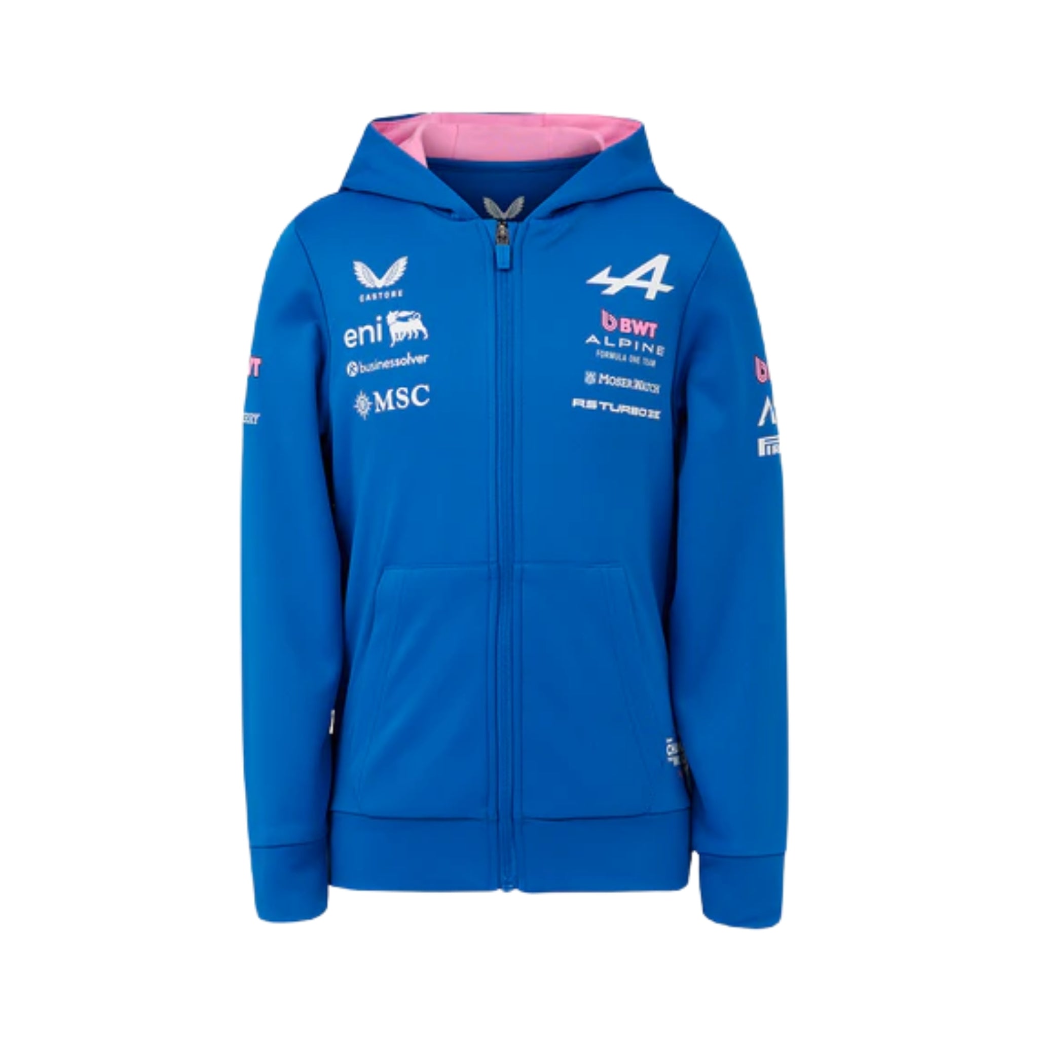 Sweat Alpine F1 2026 - Zip Complet - Vue de face