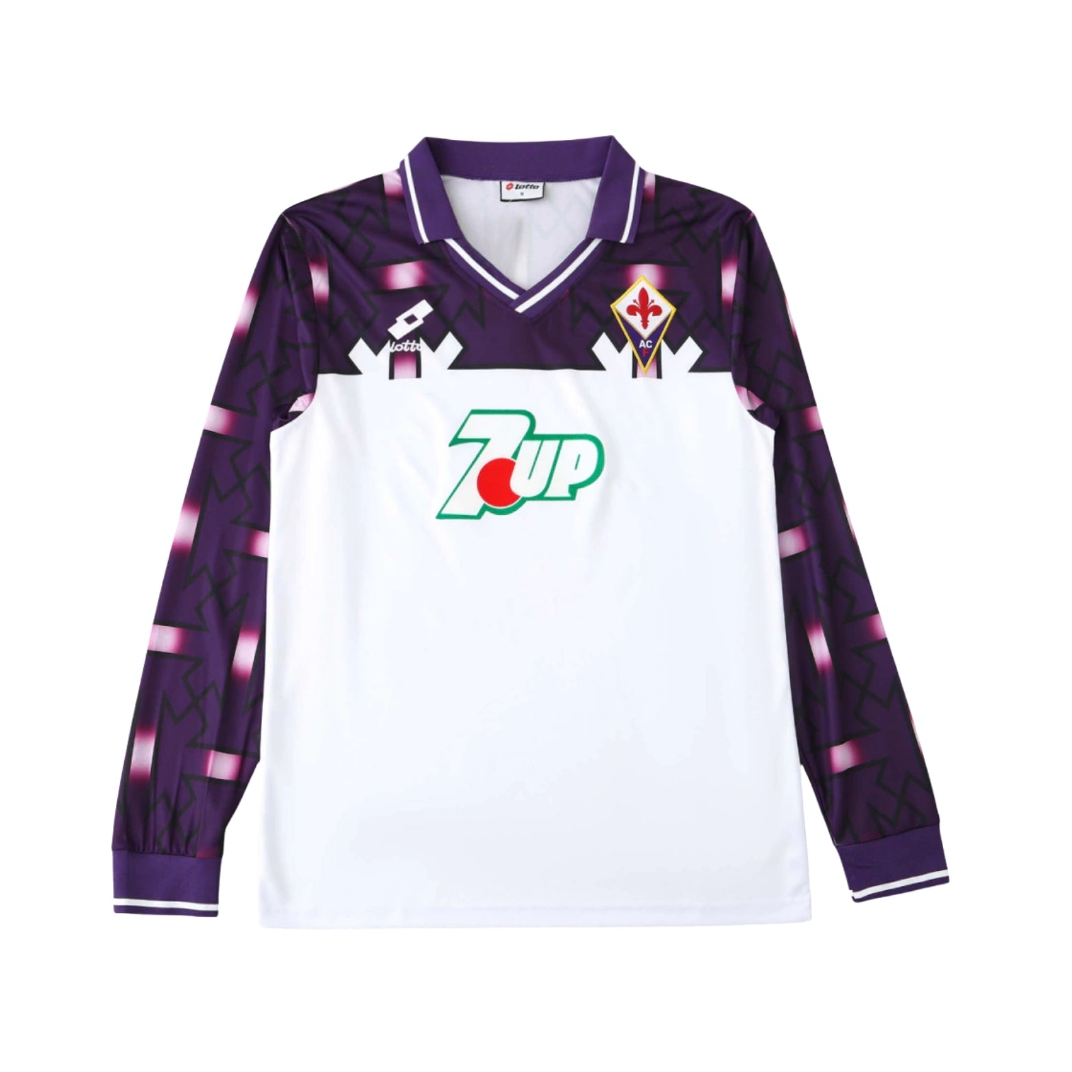 Fiorentina Extérieur 92/93 - Manches Longues - Vue de face
