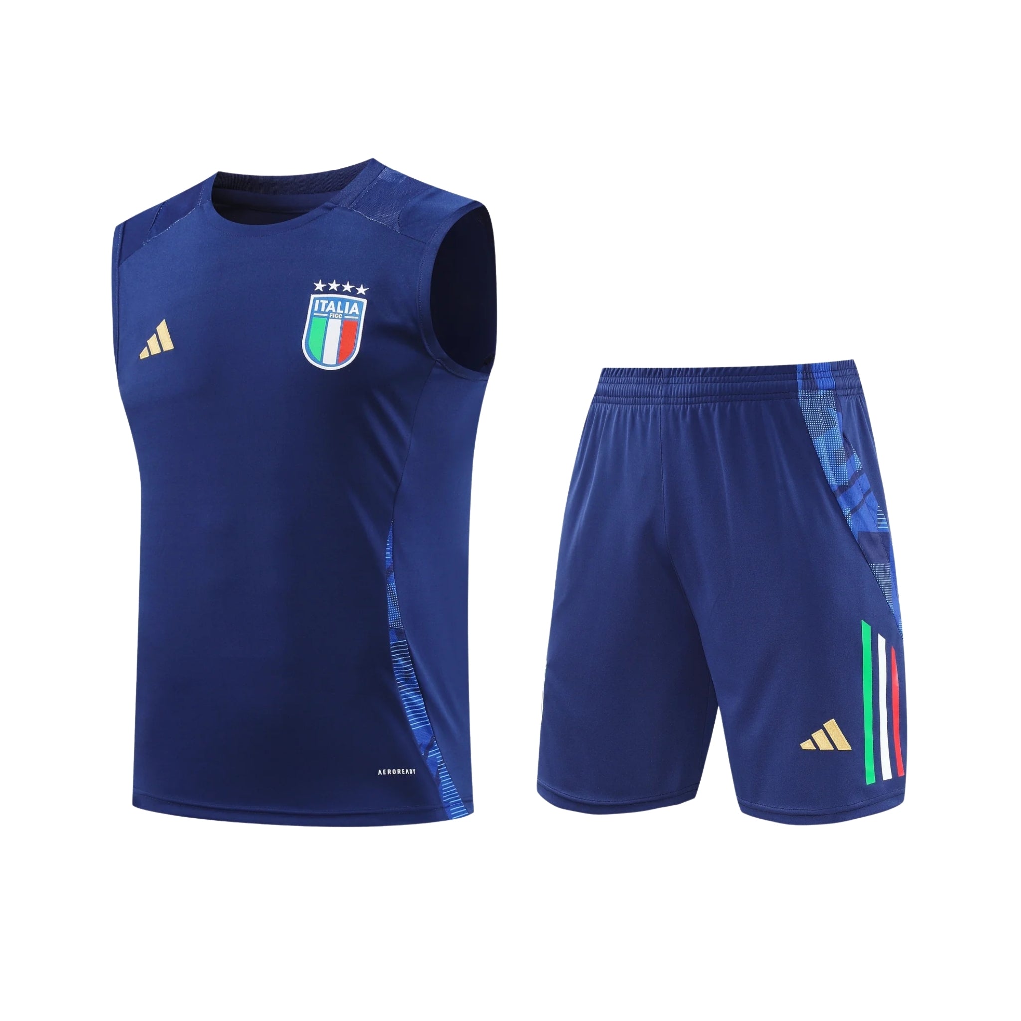Italie 24/25 - Équipement de Entraînement - Manches Cava - Vue de face