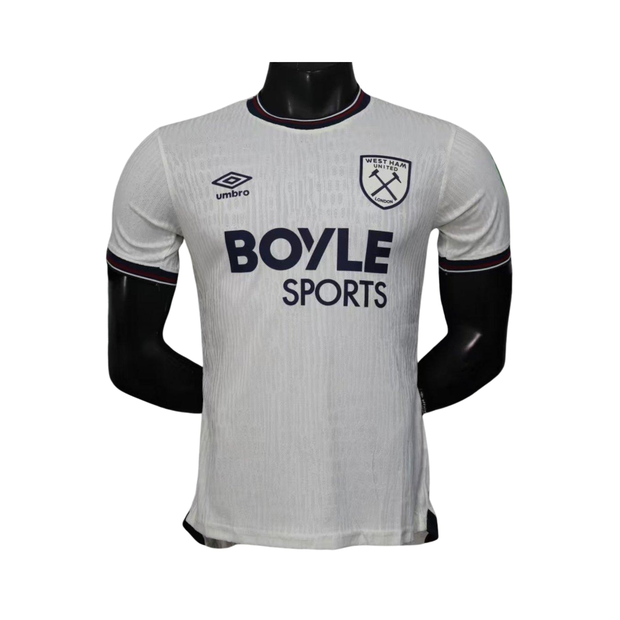 West Ham United Extérieur 25/26 - Vue de face