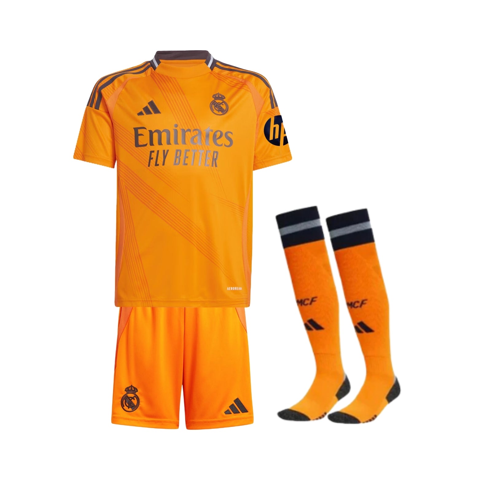 Kit - Real Madrid Extérieur 24/25 - Symbole HP inclus - Vue de face