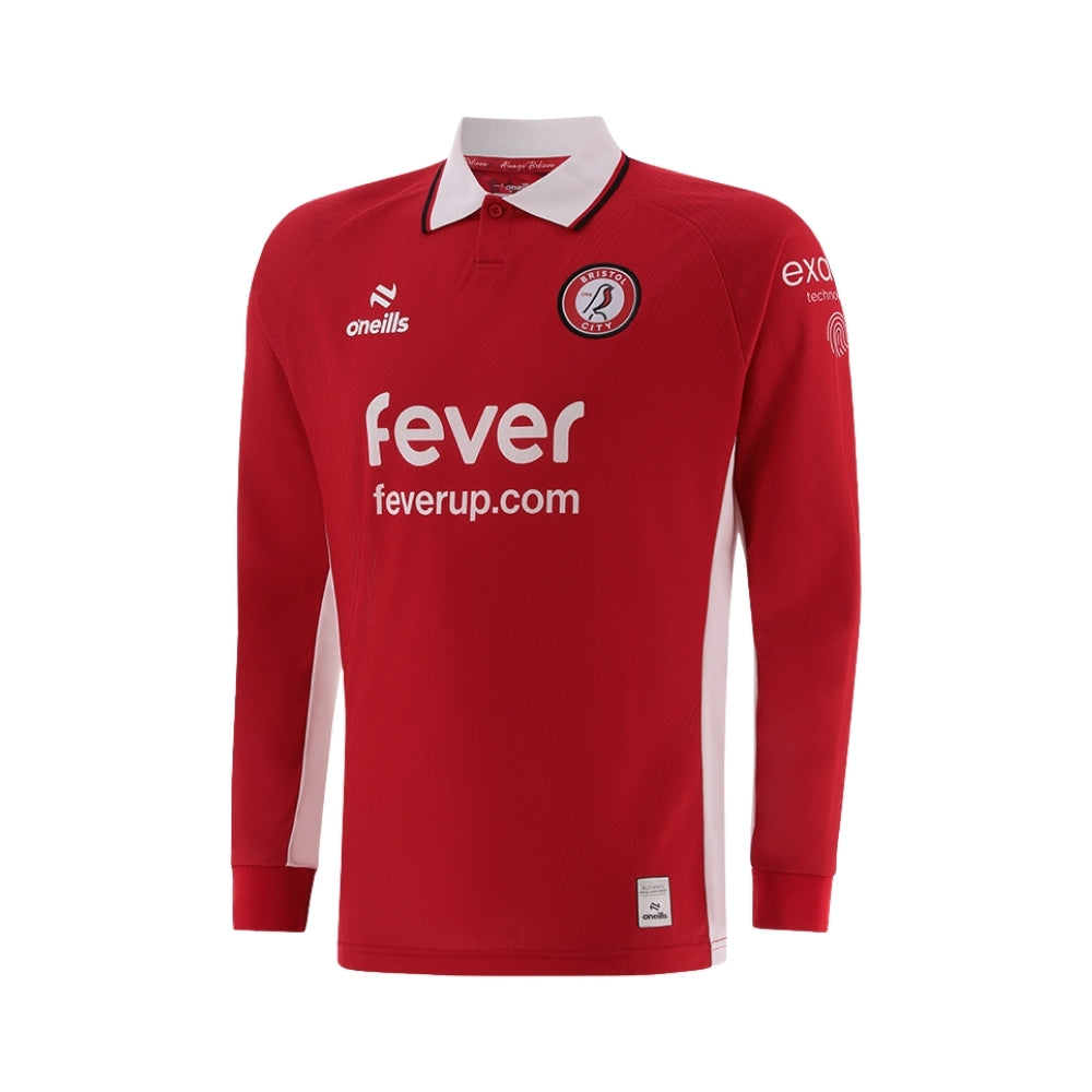 Bristol City Domicile 25/26 - Manches Longues - Vue de face
