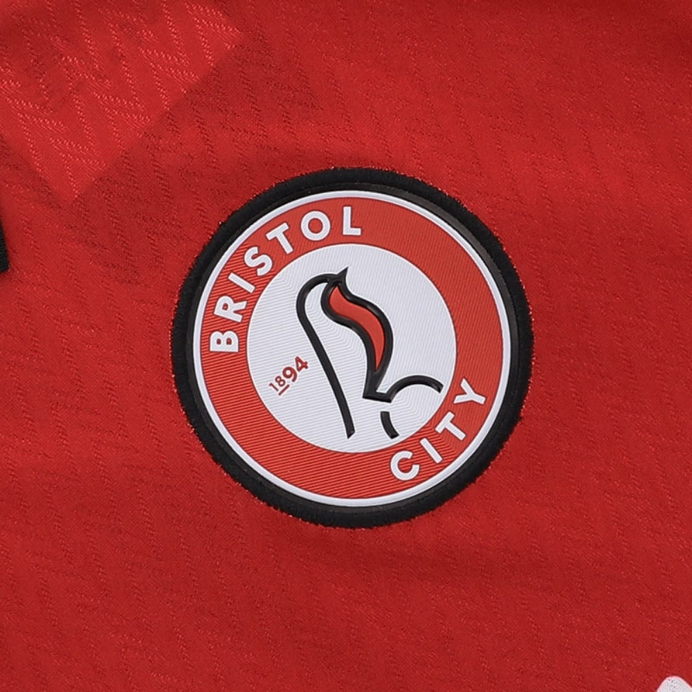 Bristol City Domicile 25/26 - Manches Longues - Détail