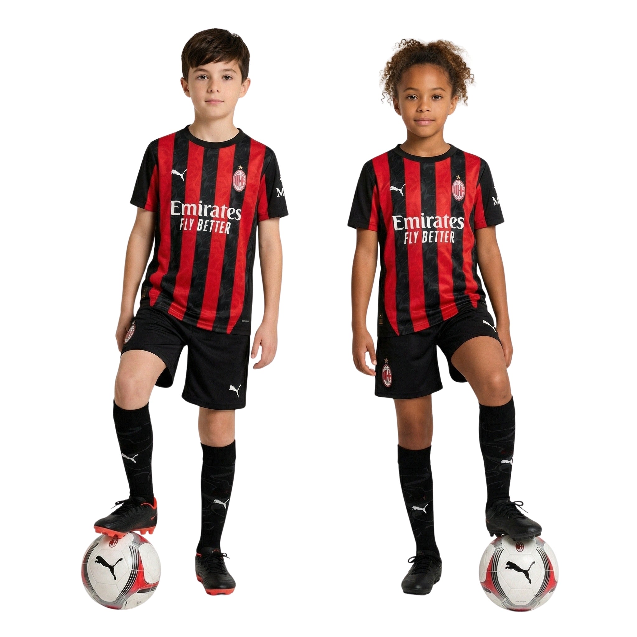 Kit - AC Milan Domicile 25/26 - Vue de dos