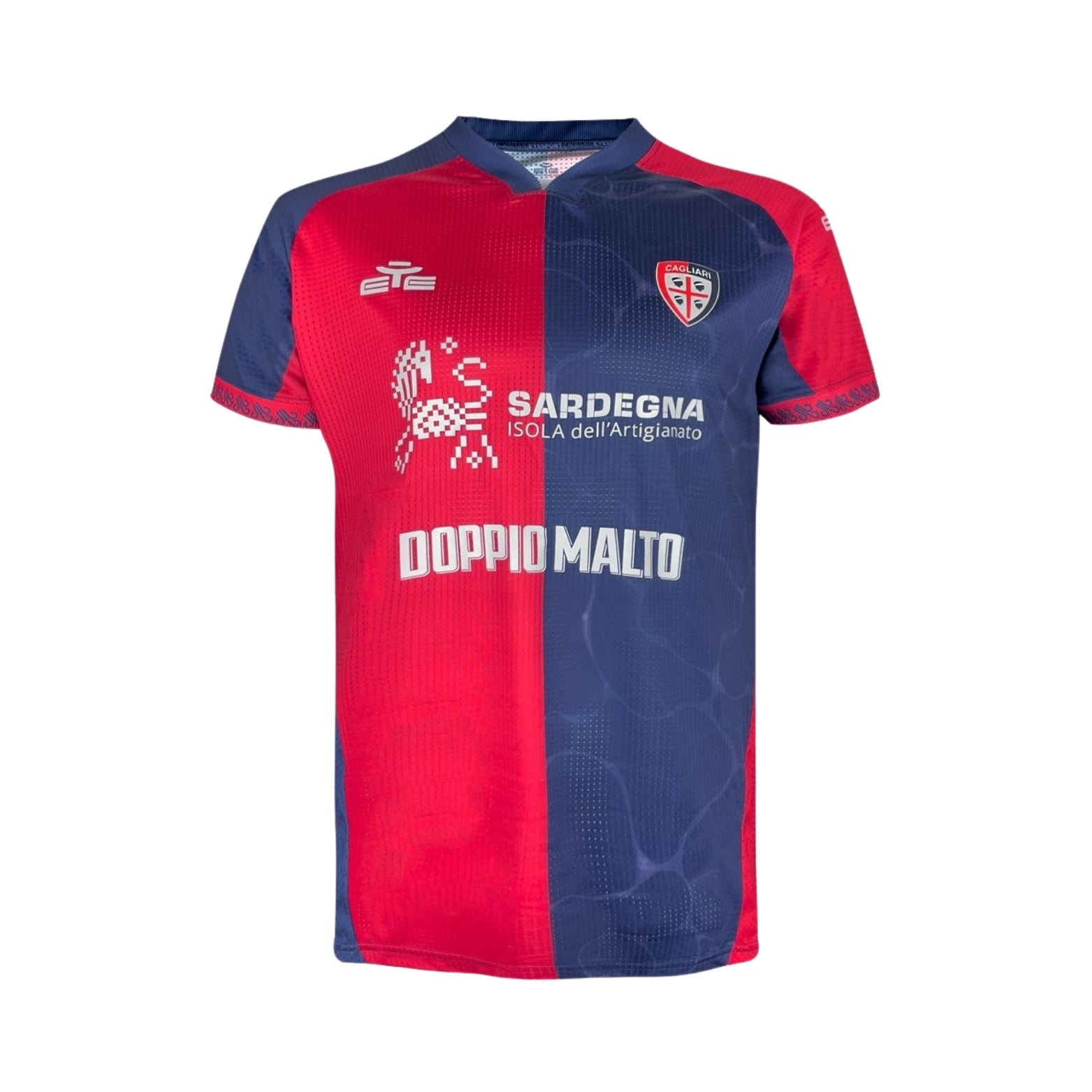 Cagliari Calcio Domicile 25/26 - Vue de face