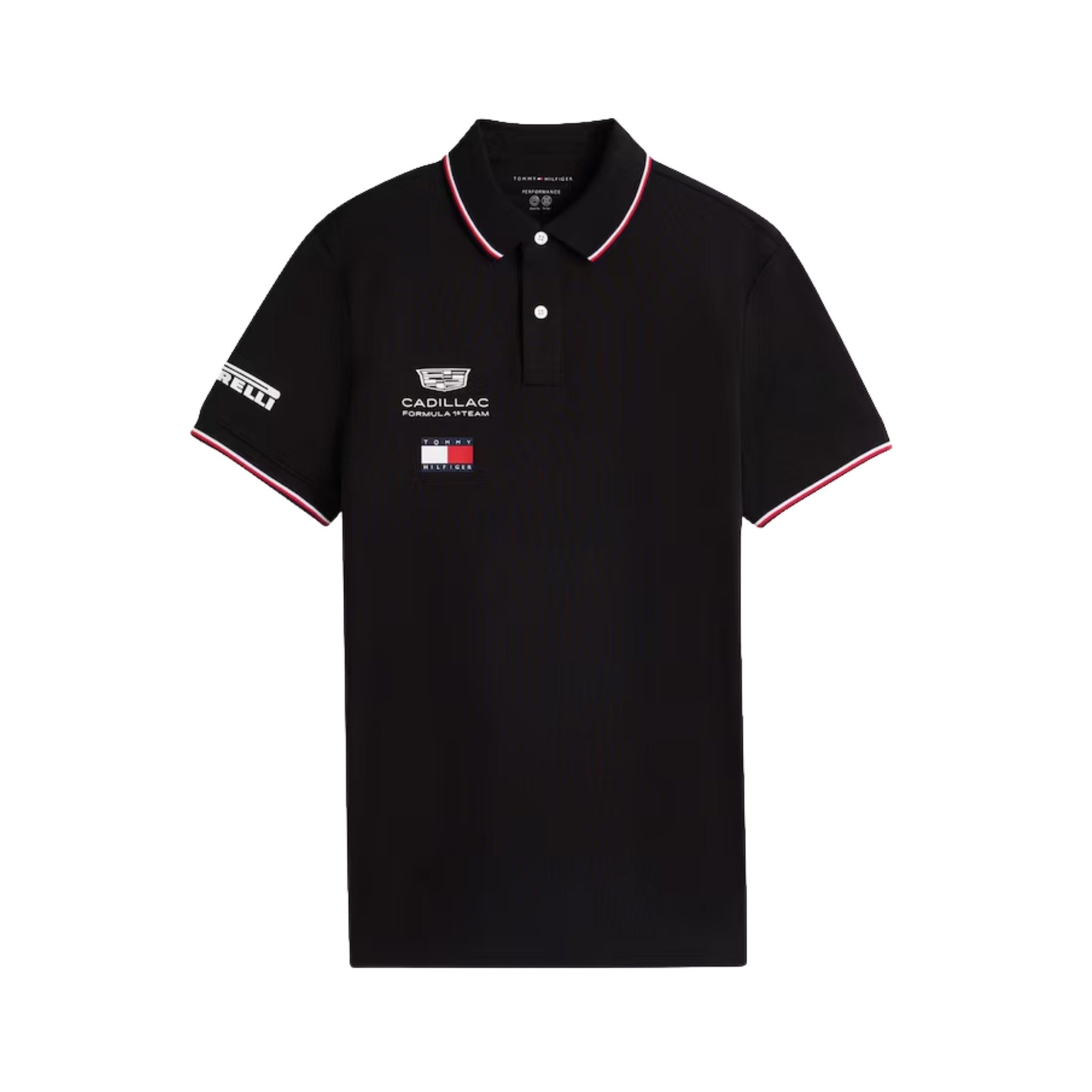 Polo Shirt Cadillac F1 2026 - Noir - Vue de face