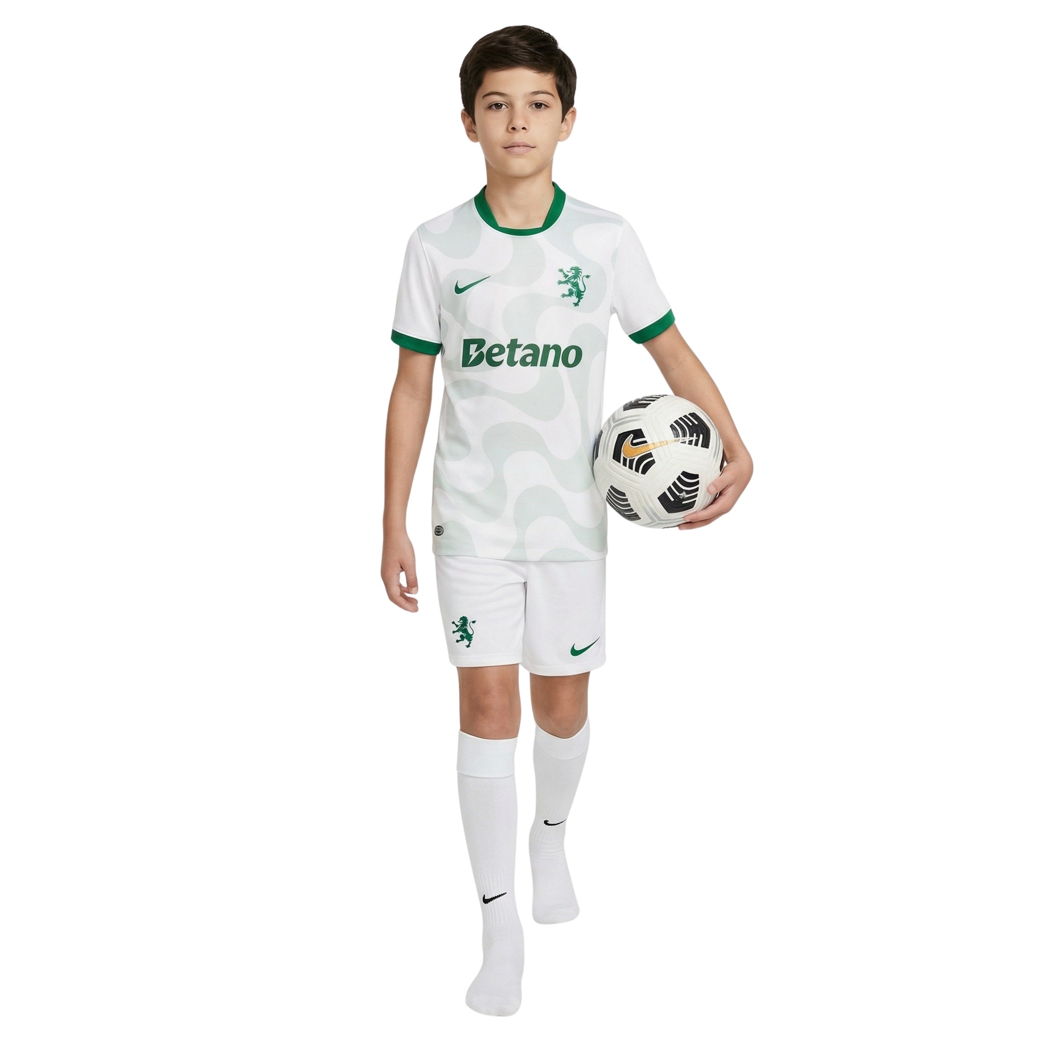 Kit - Sporting Extérieur Blanc 25/26 - Vue de dos