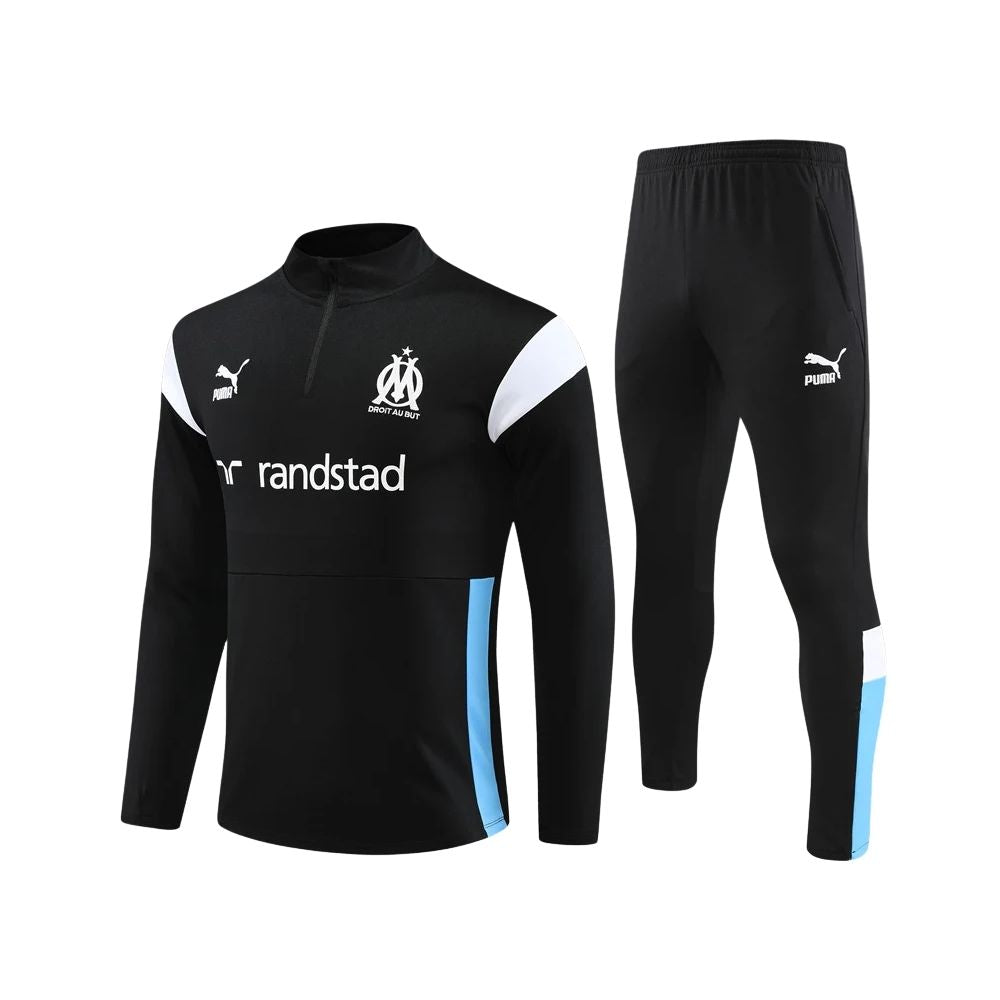 Olympique de Marseille - Survêtement 1/2 Zip - Vue de face