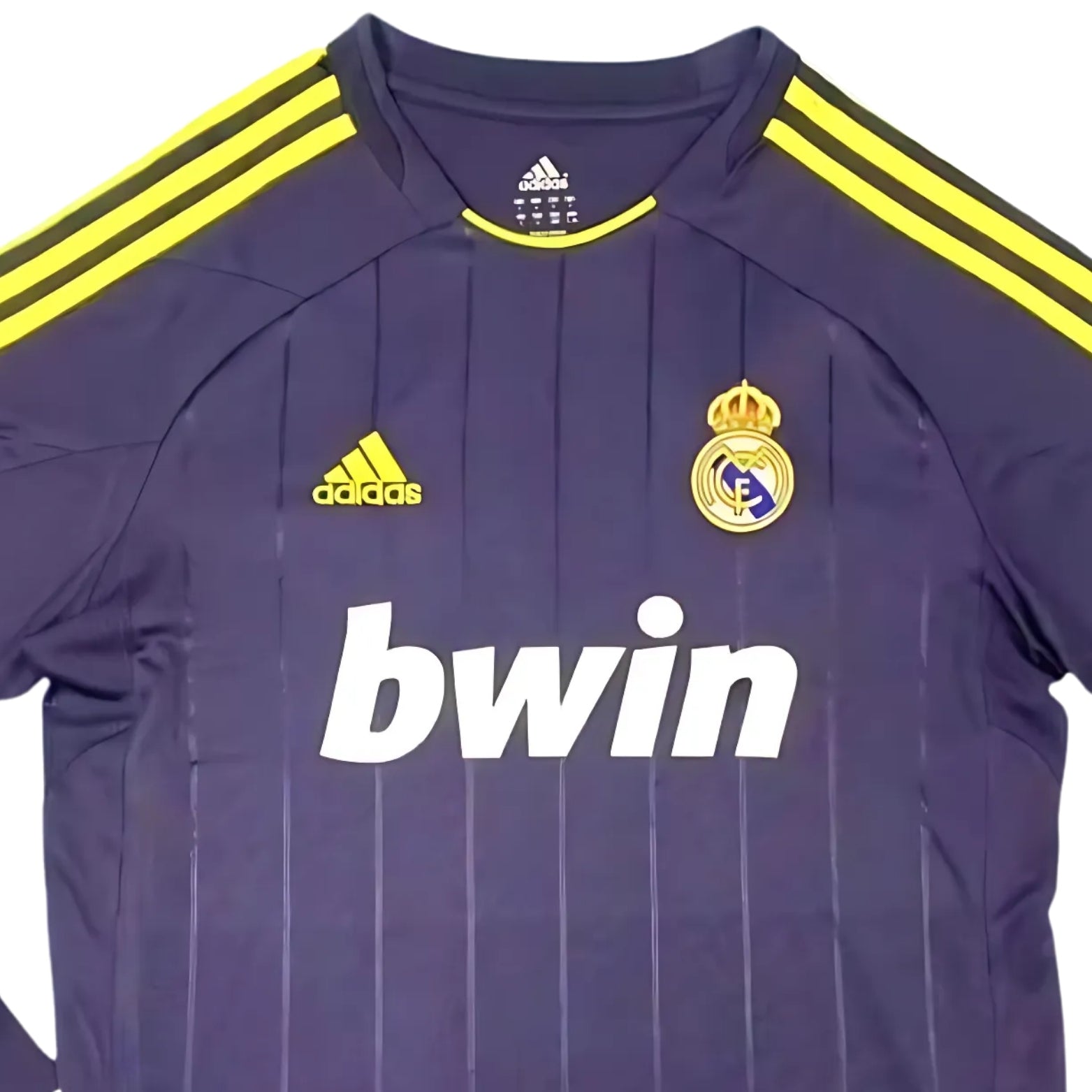 Real Madrid Extérieur 12/13 - Manches Longues - Détail