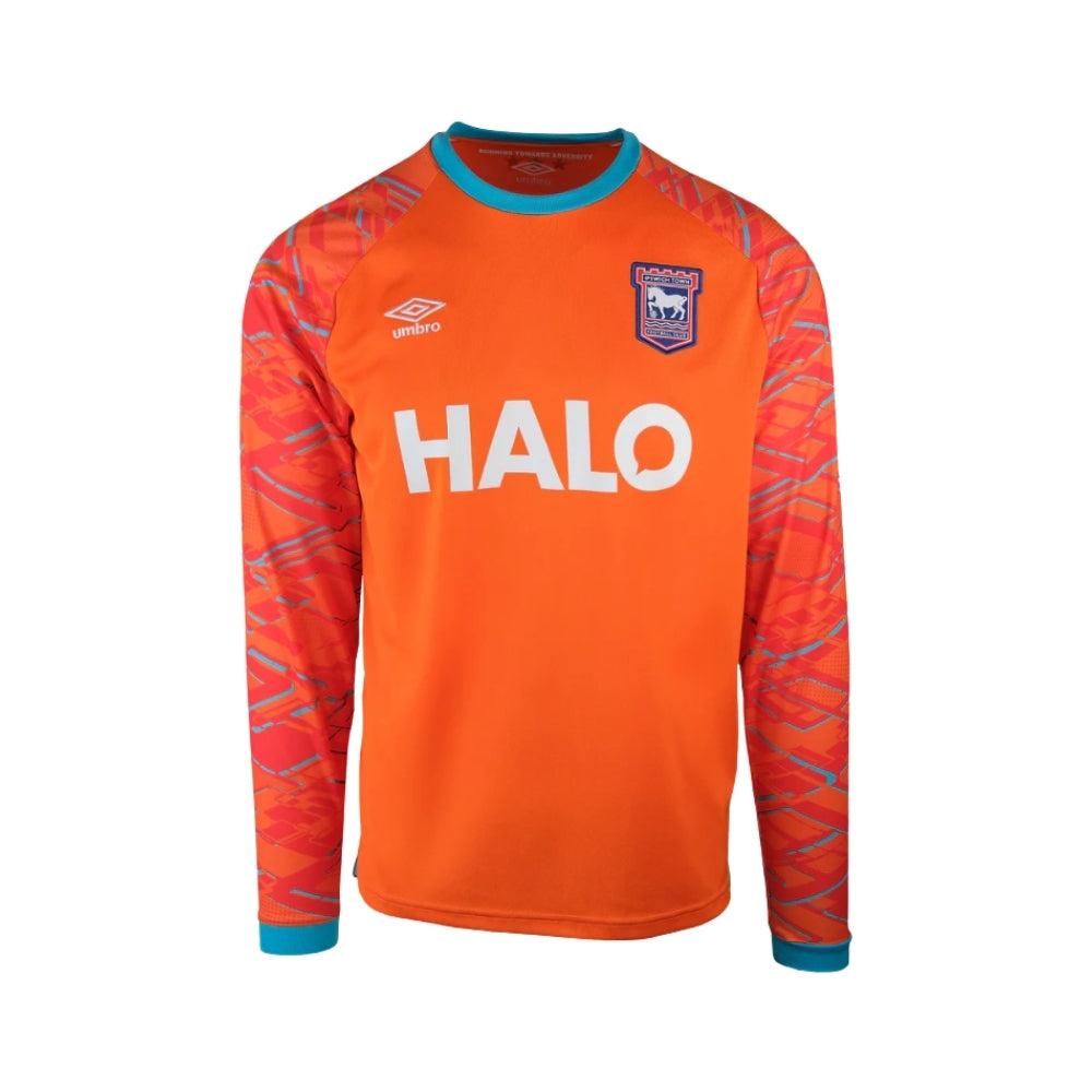 Ipswich Town F.C Gardiens de But 25/26 - Manches Longues - Vue de face