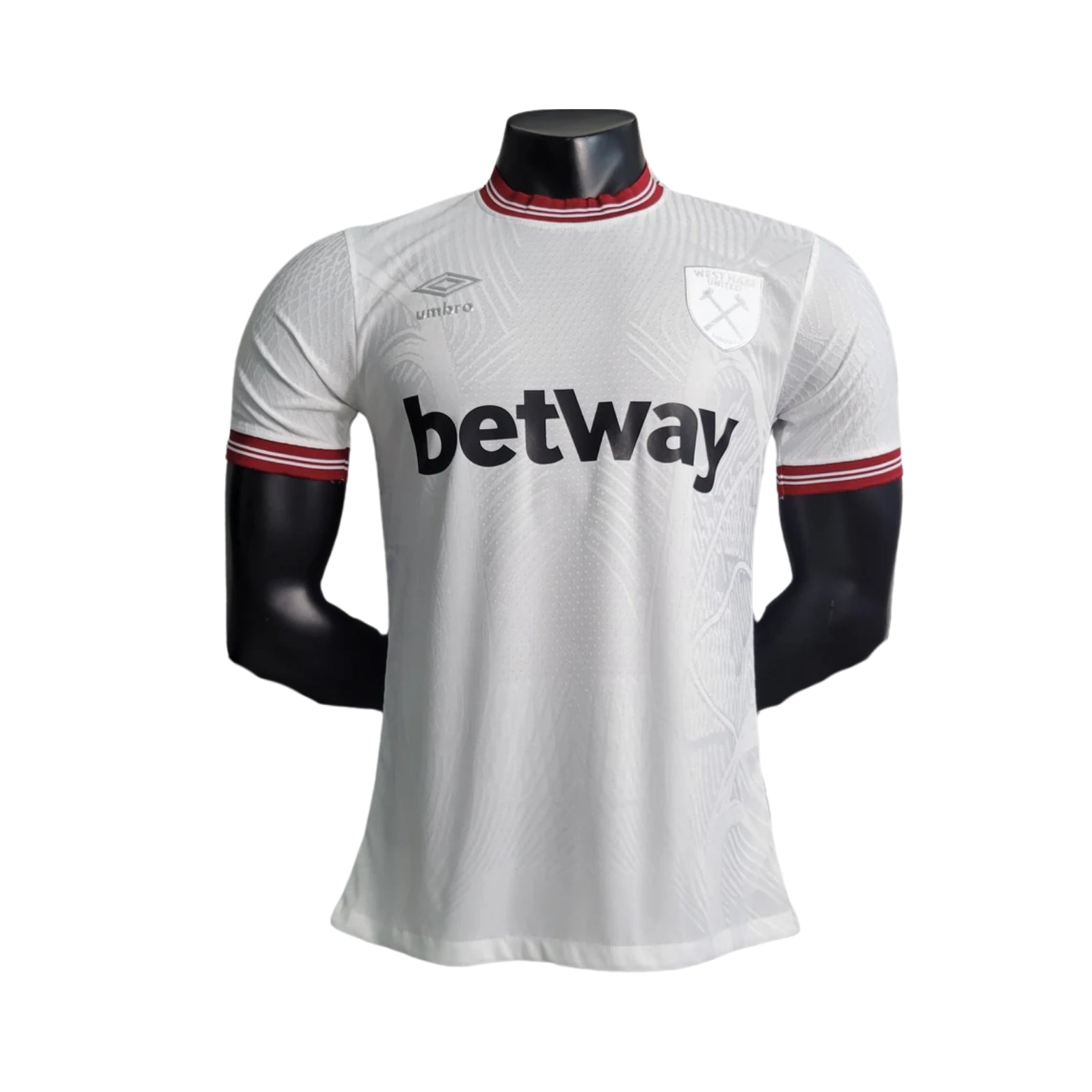 West Ham United Extérieur 23/24 - Vue de face