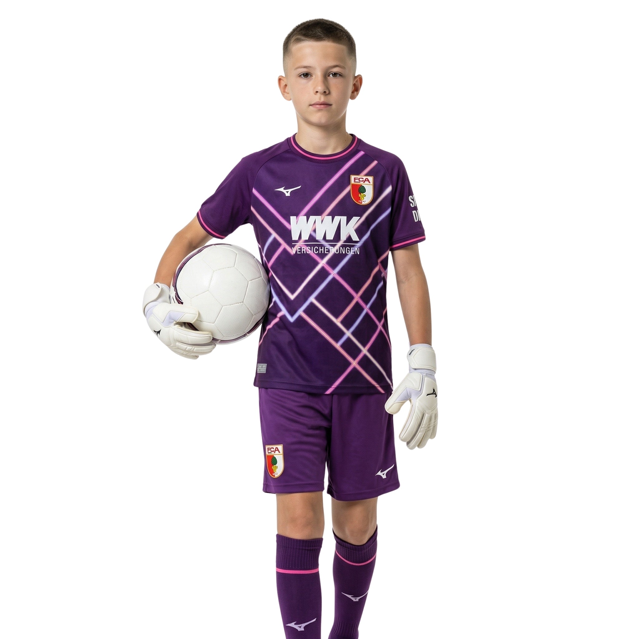 Kit - FC Augsburg Gardiens de But 25/26 - Vue de dos