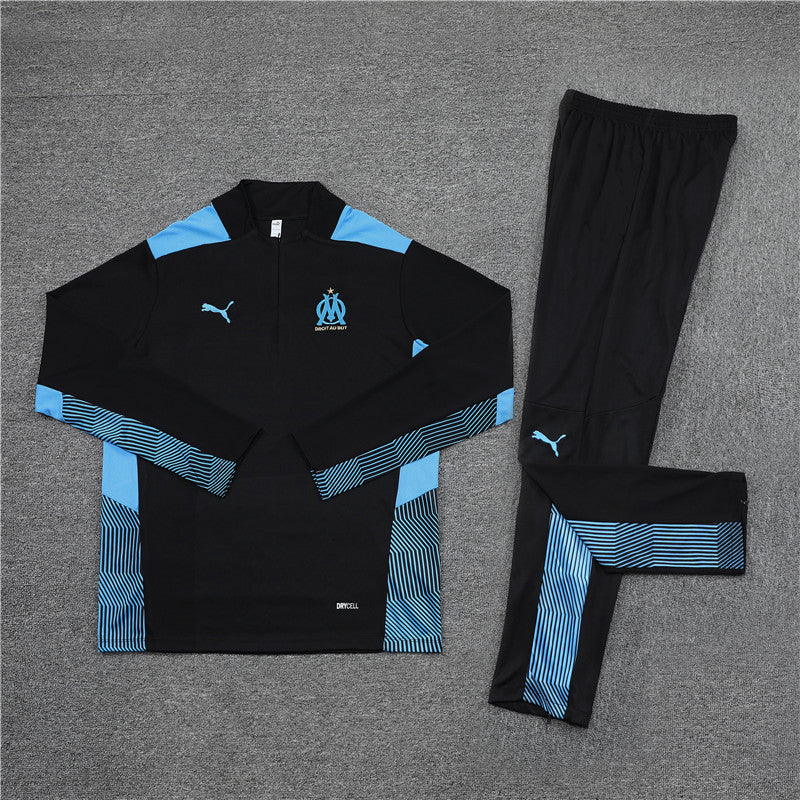 Olympique de Marseille - Survêtement - 1/2 Zip - Détail
