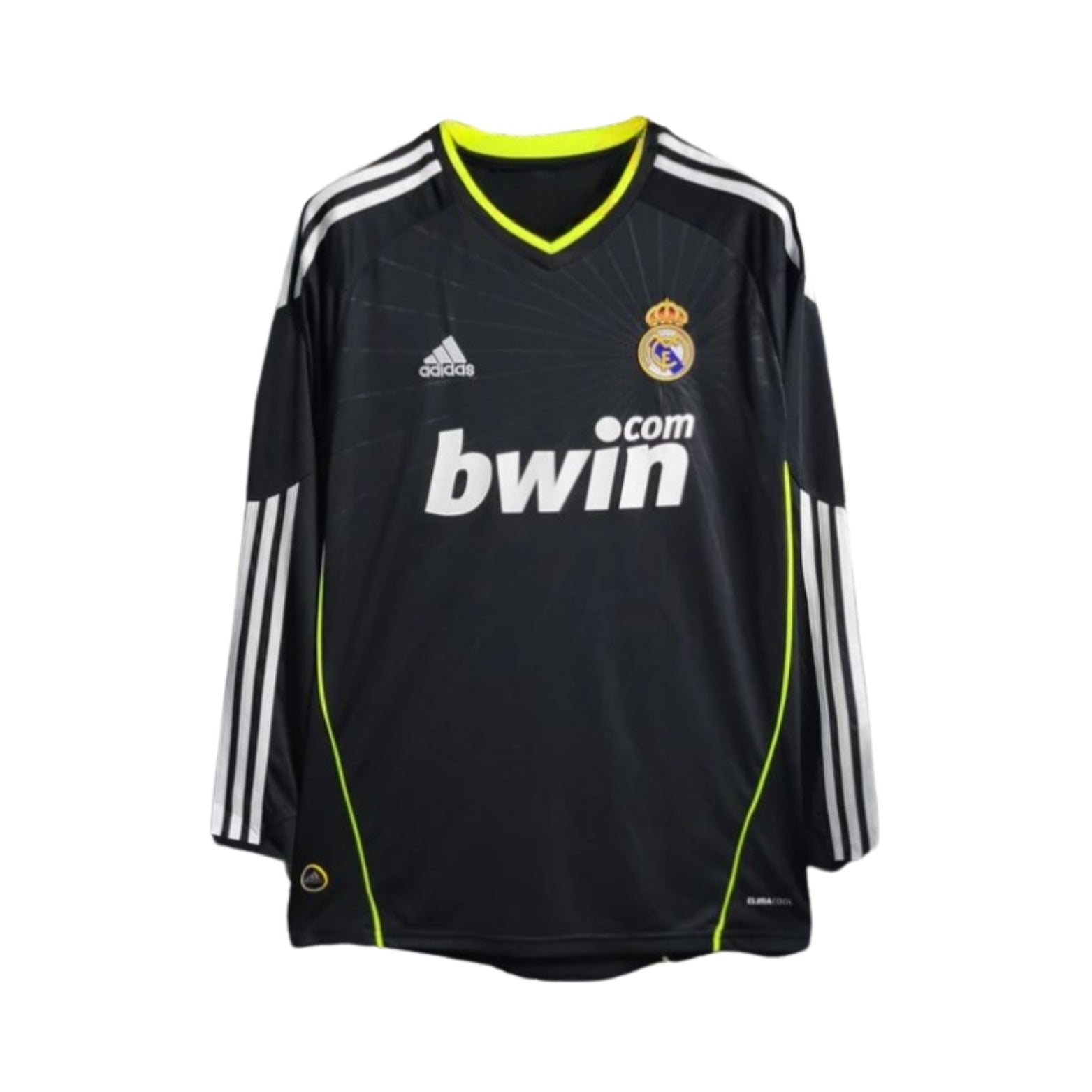 Real Madrid Extérieur 10/11 - Manches Longues - Vue de face