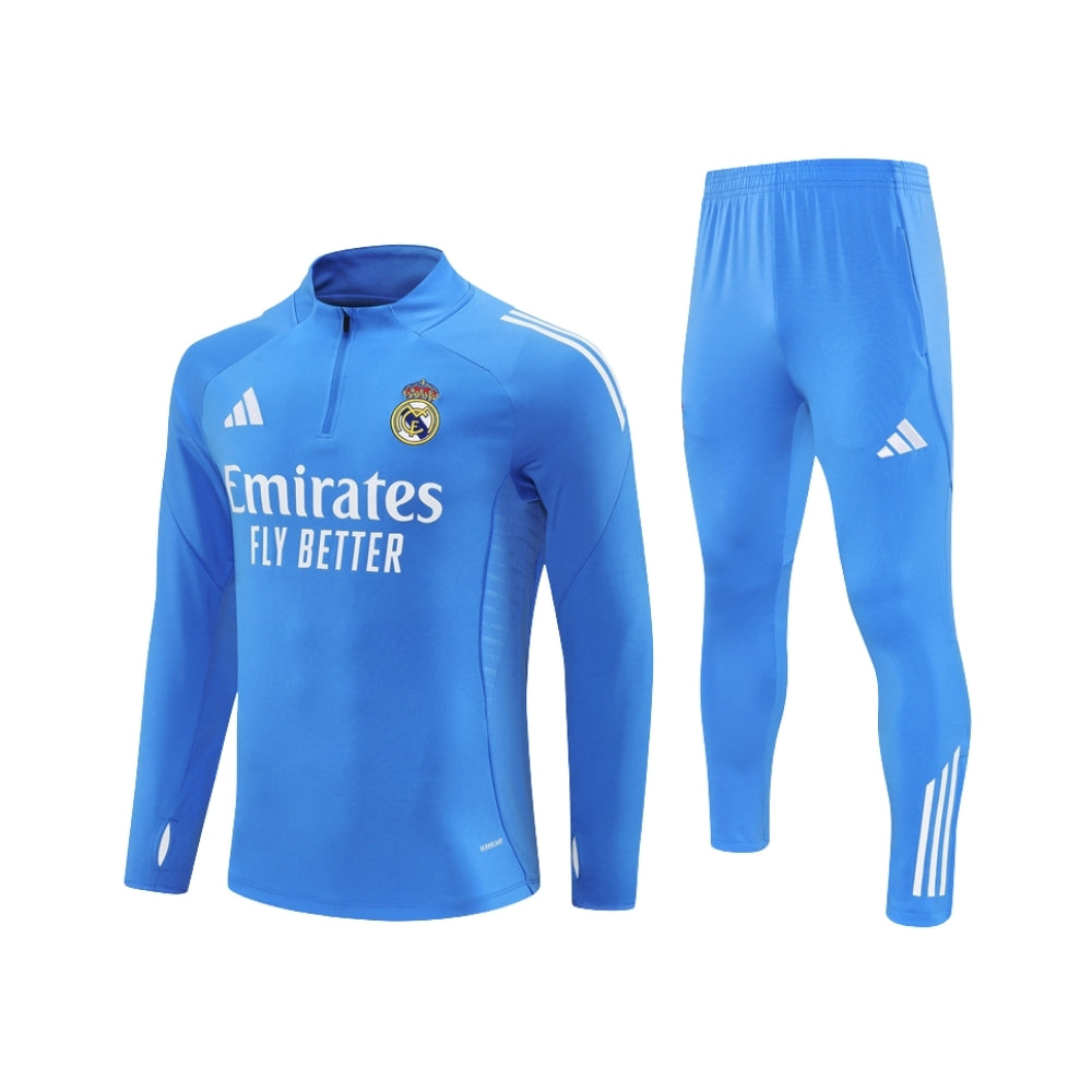 Real Madrid 25/26 - Survêtement - 1/2 Zip - Vue de face