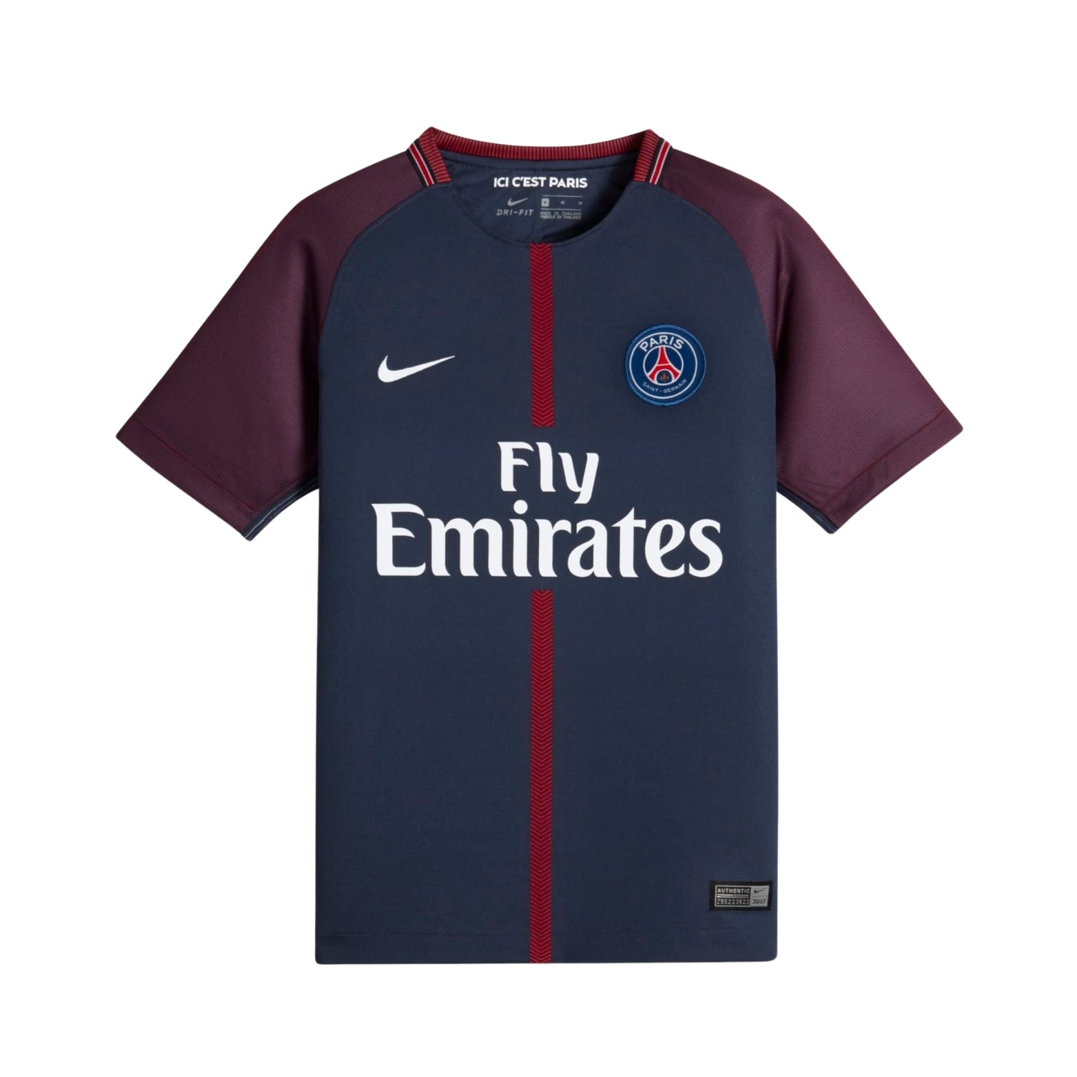 PSG Domicile 17/18 - Vue de face