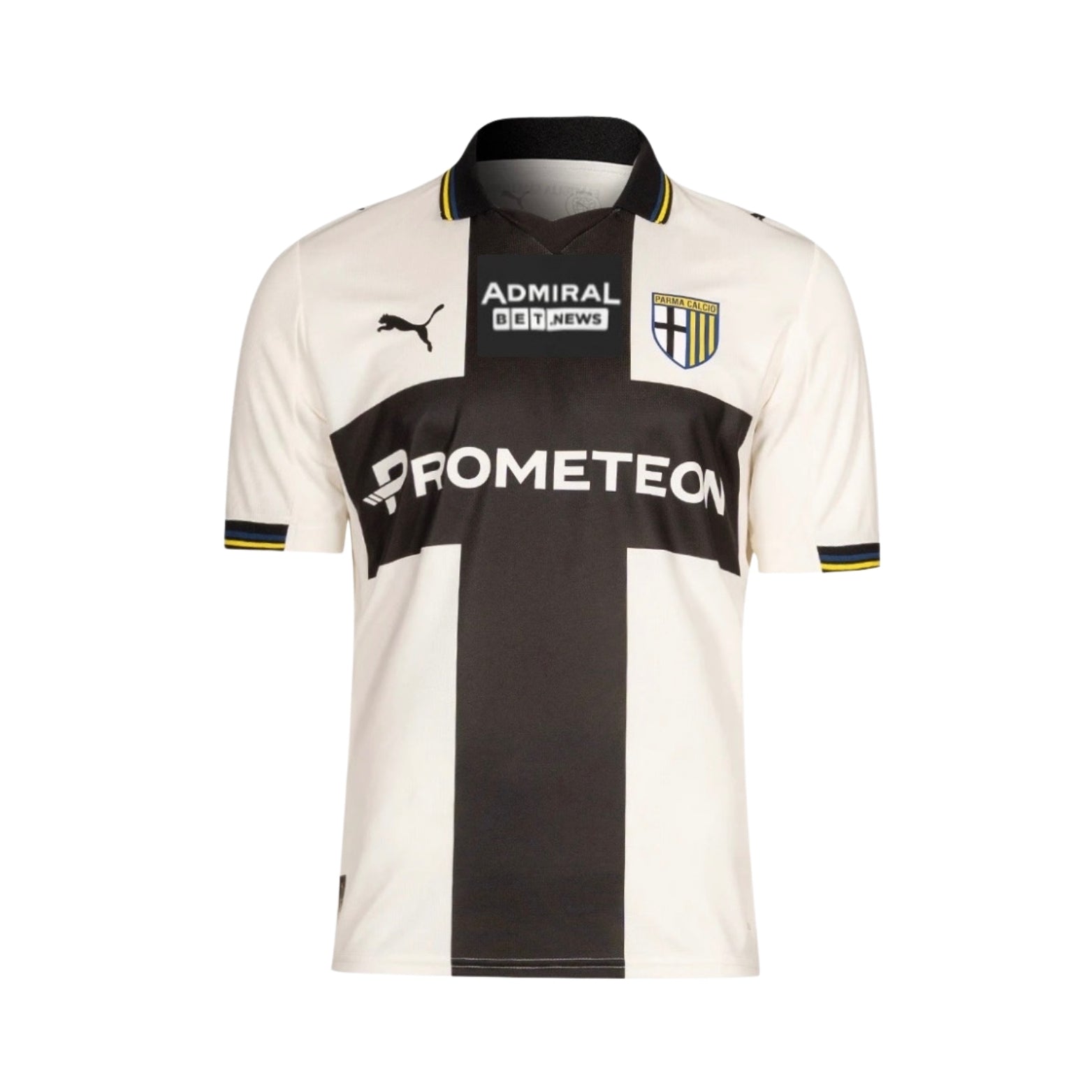 Parma Calcio Domicile 25/26 - Vue de face