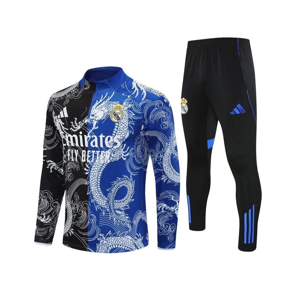 Real Madrid 25/26 - Survêtement - 1/2 Zip - Vue de face
