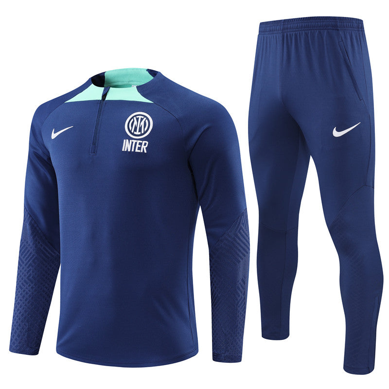 Inter Milan - Survêtement - 1/2 Zip - Vue de face