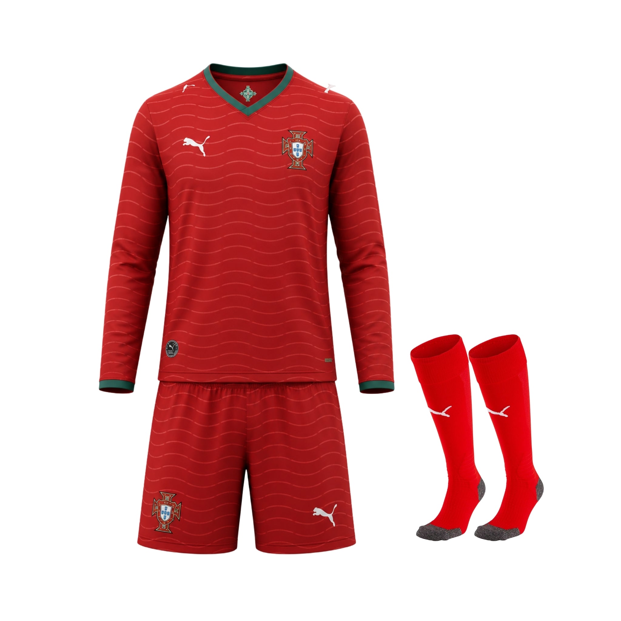 Portugal - Home Kit 26/27 - 2026 World Cup - Long Sleeves