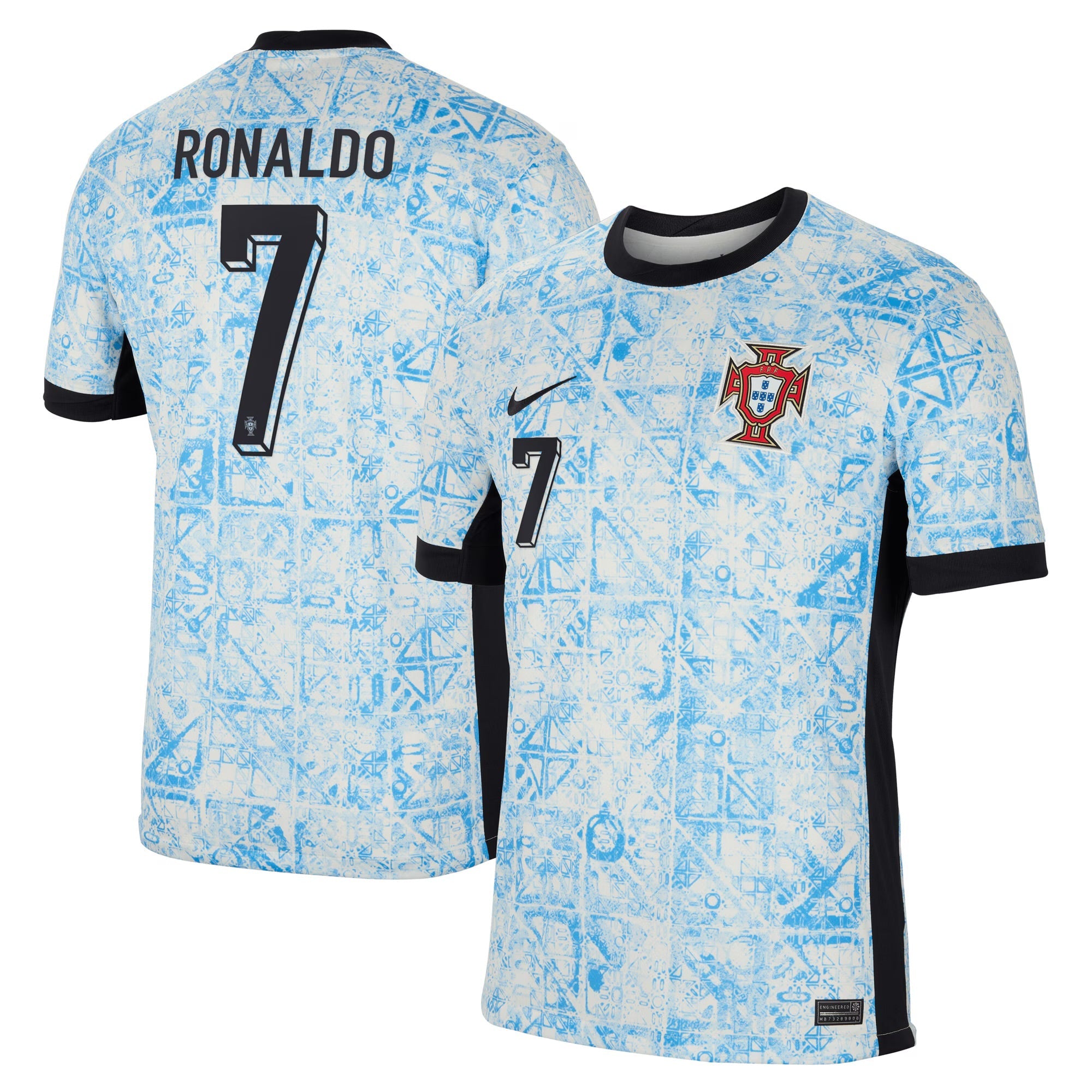 Portugal Extérieur 24/25 - Ronaldo 7 - Vue de face