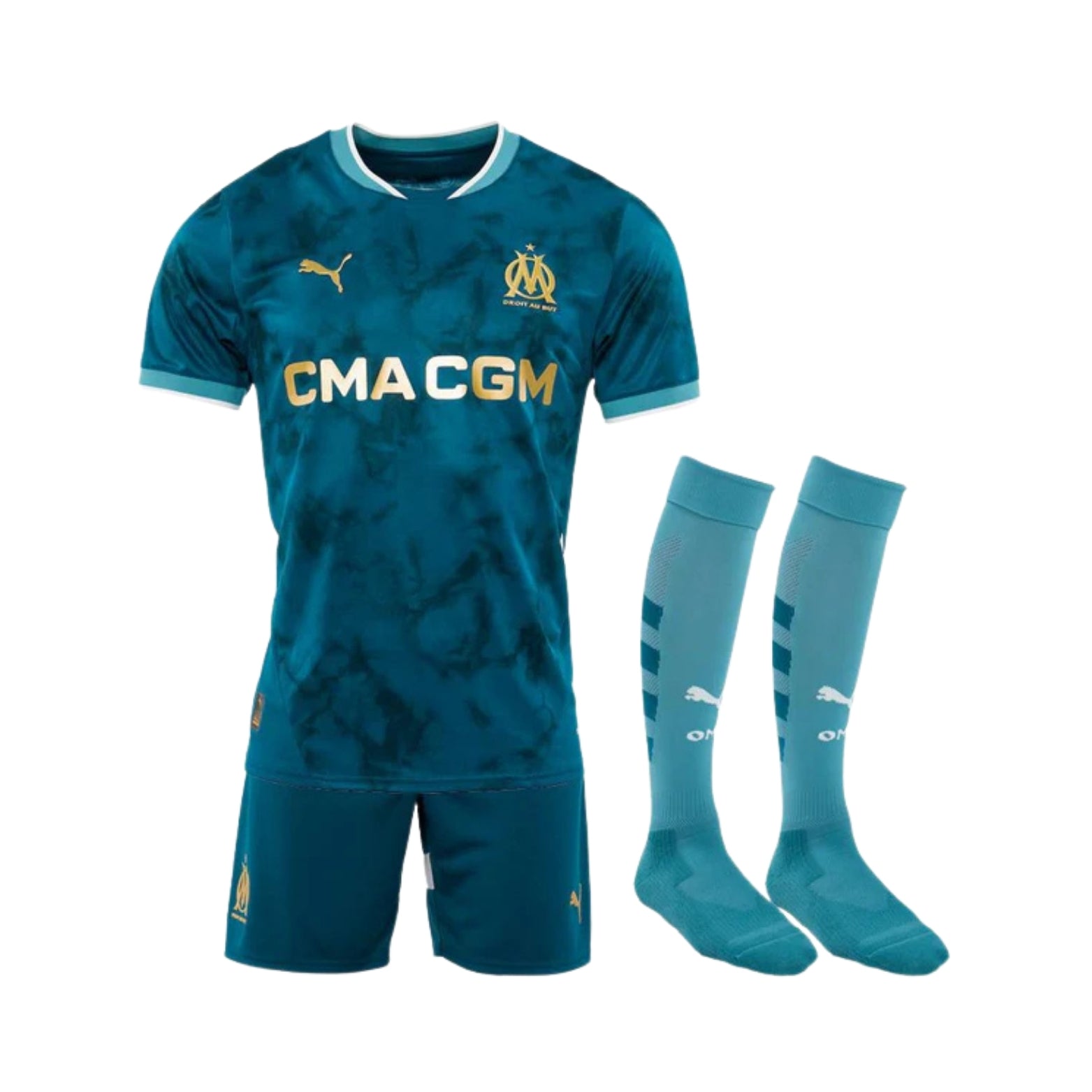 Kit - Olympique de Marseille Extérieur 24/25 - Vue de face