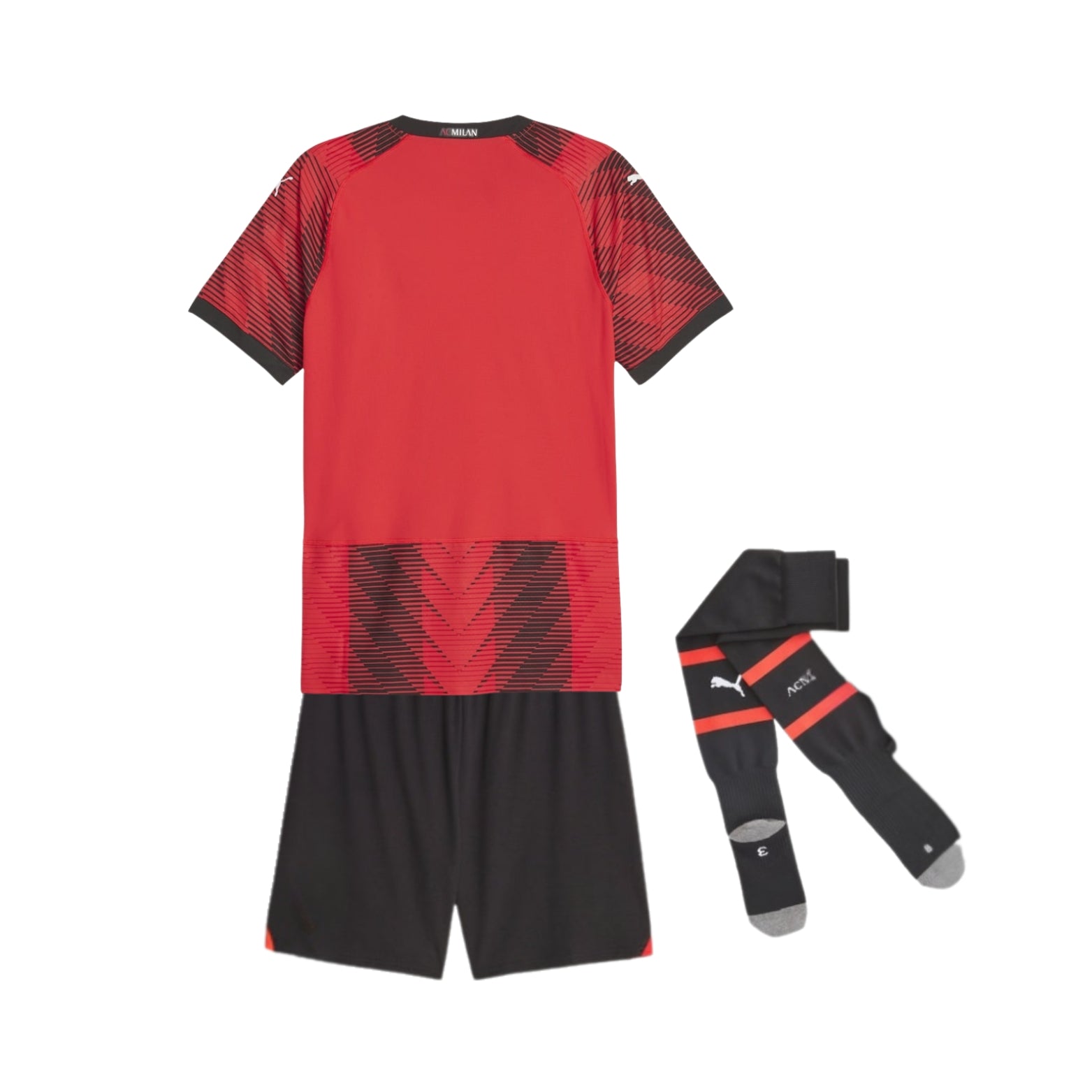 Kit - AC Milan Domicile 23/24 - Vue de dos