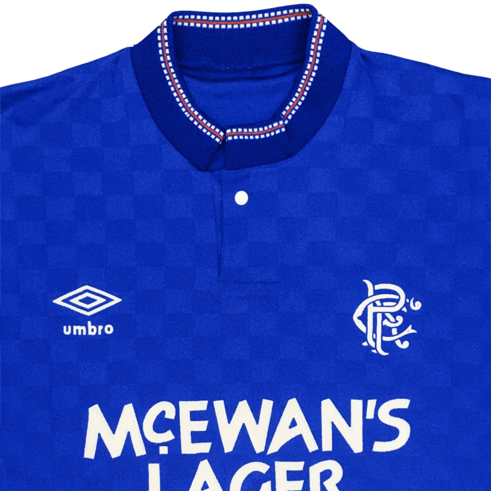 Rangers Domicile 87/88 - Détail
