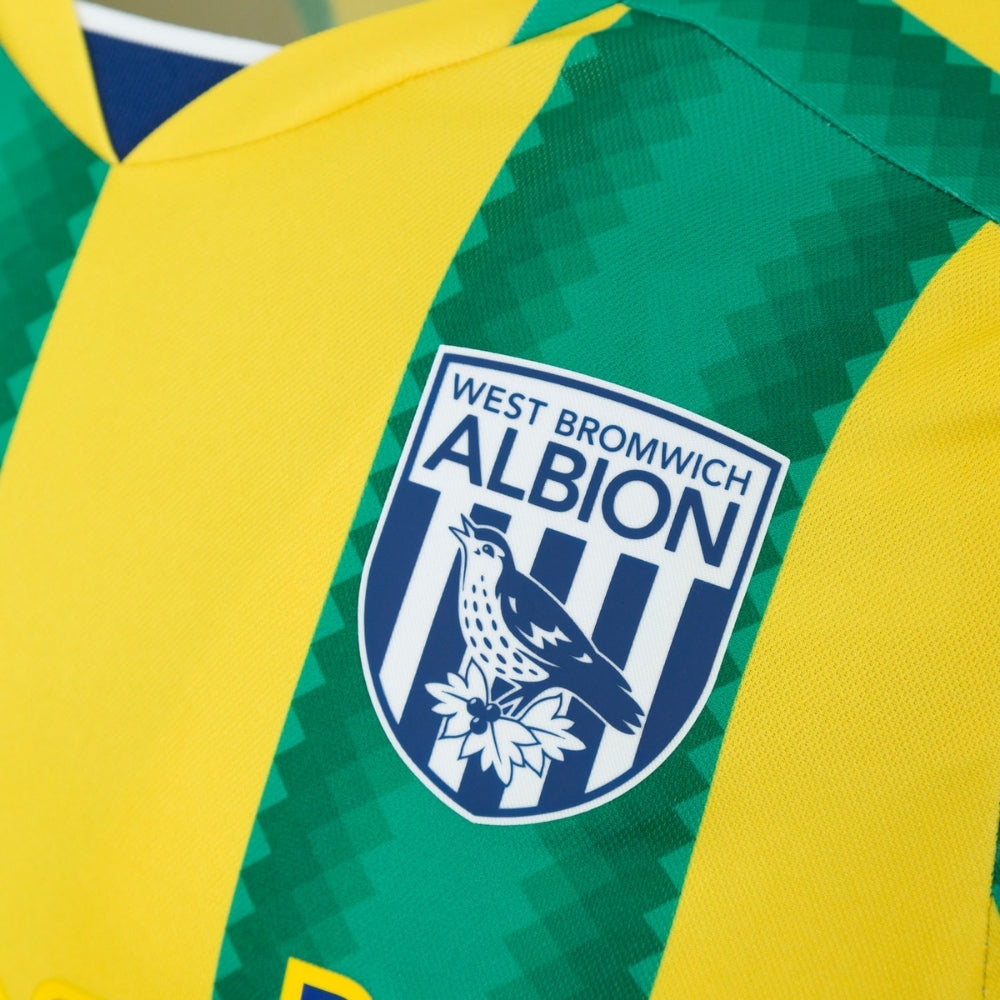 West Bromwich Albion Extérieur 25/26 - Manches Longues - Vue rapprochée