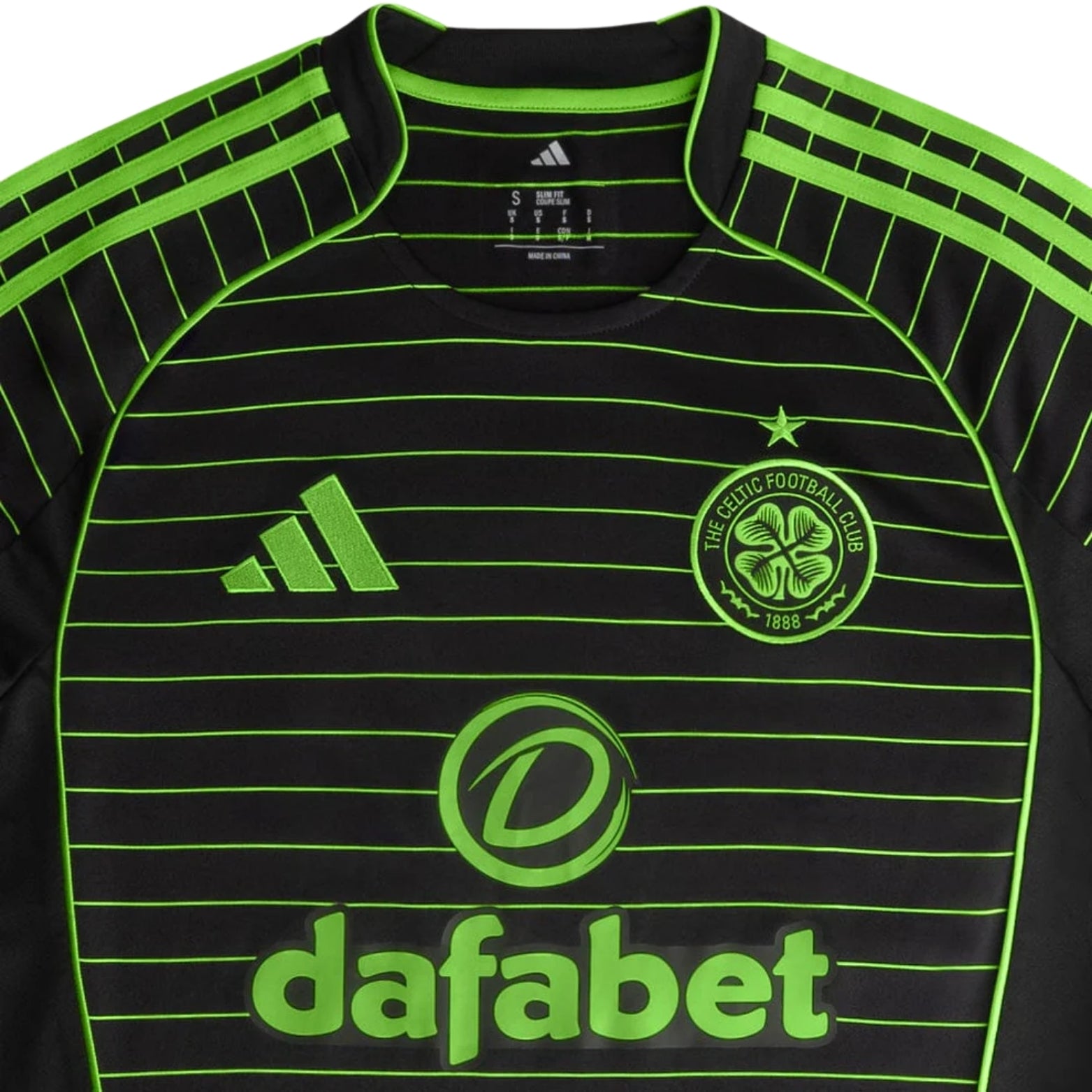 Celtic Extérieur 25/26 - Tous les Sponsors - Détail