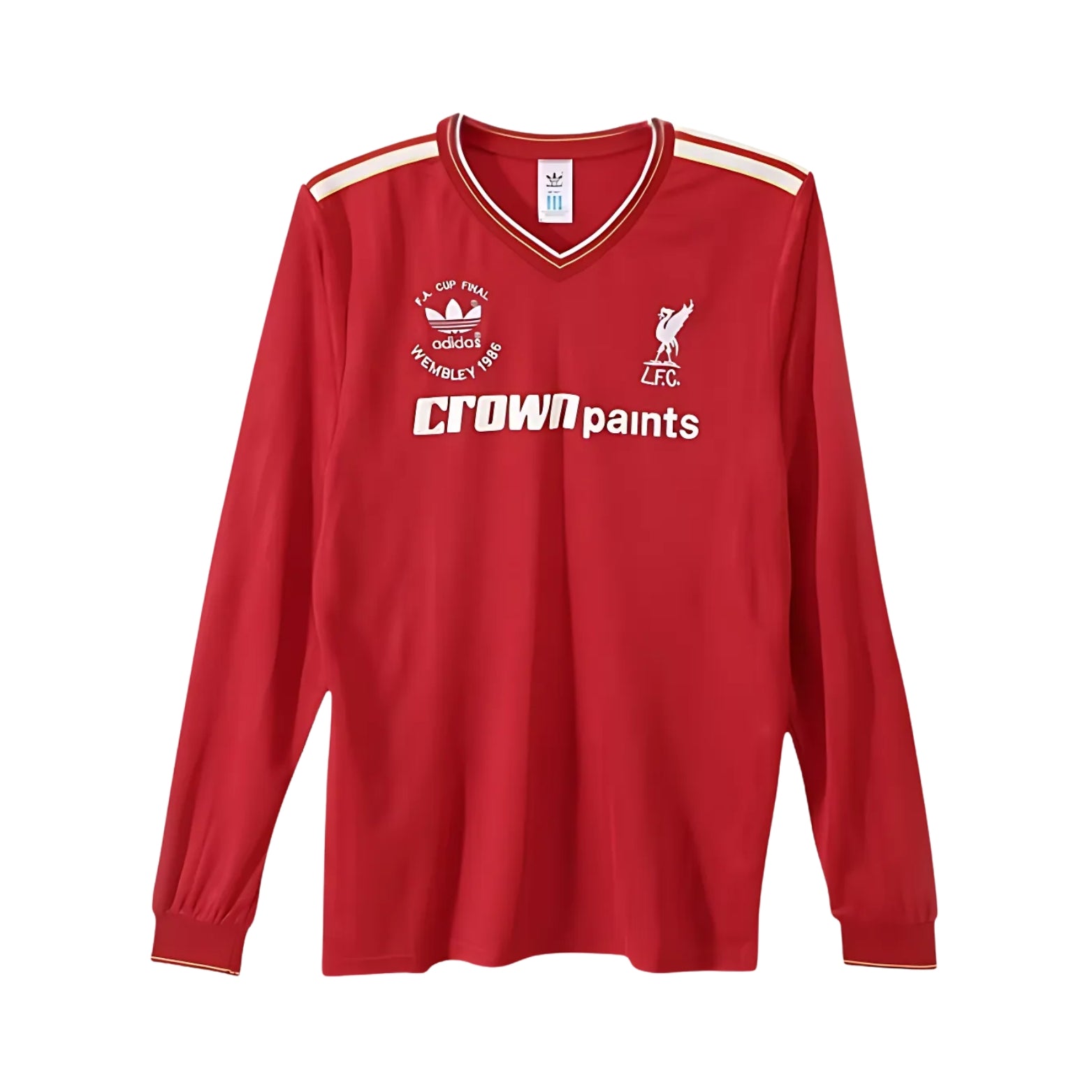 Liverpool Domicile FA Cup Final 86/87 - Manches Longues - Vue de face