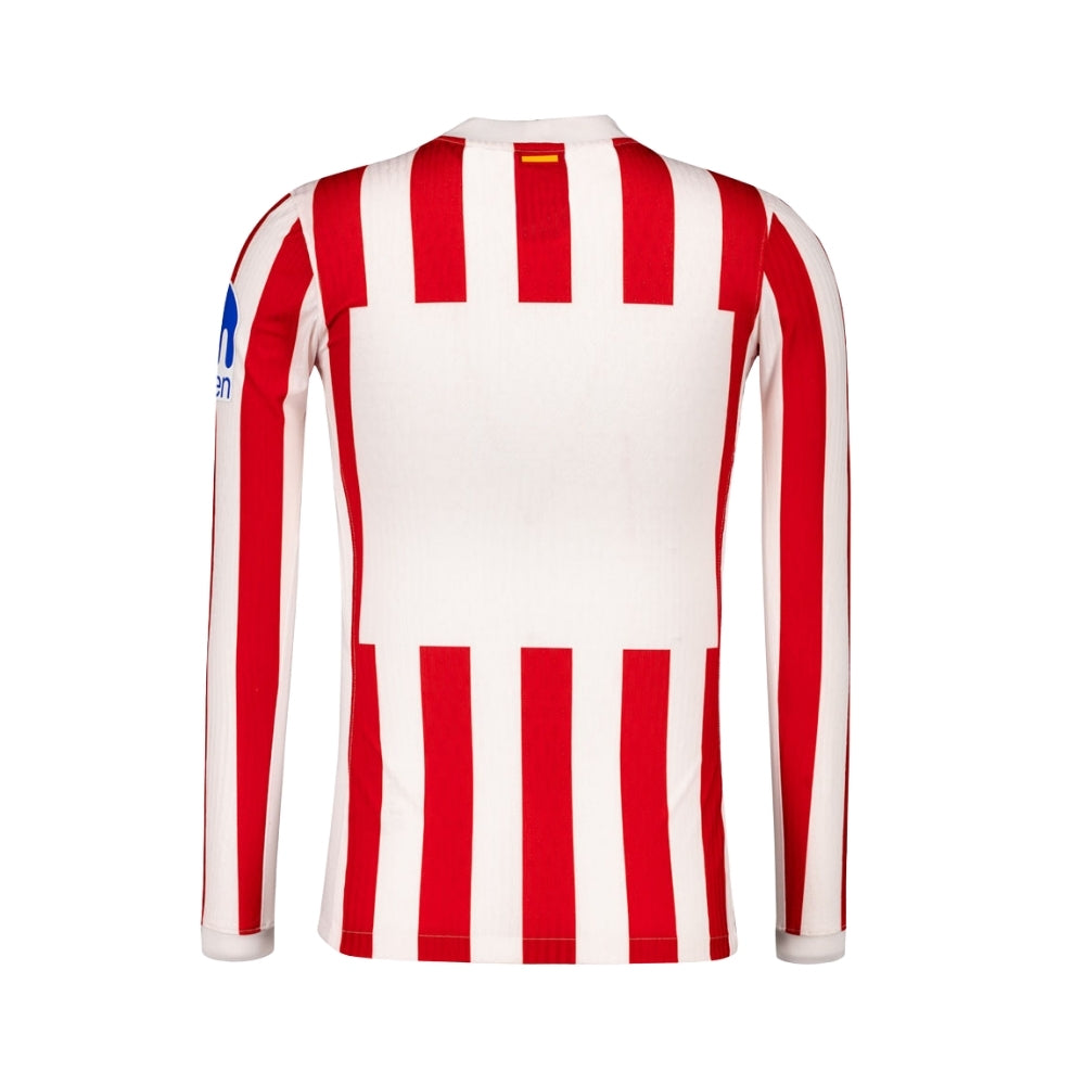 Atlético Madrid Domicile 25/26 - Manches Longues - Vue de dos